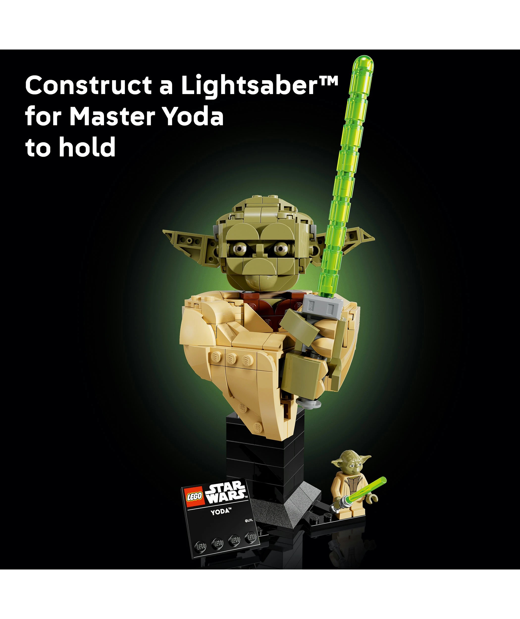 5 LEGO Star Wars Yoda Bust 75438, 5 of 10