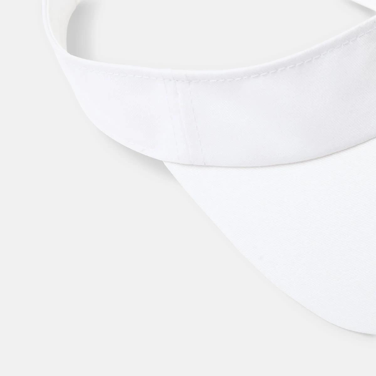 3 Basic Twill Visor White, 3 of 4