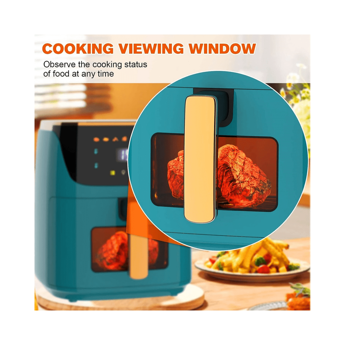 6 Advwin Air Fryer 8l Xxl Led Fryers Oven Airfryer Healthy Cooker Free Oil Kitchen, 6 of 7