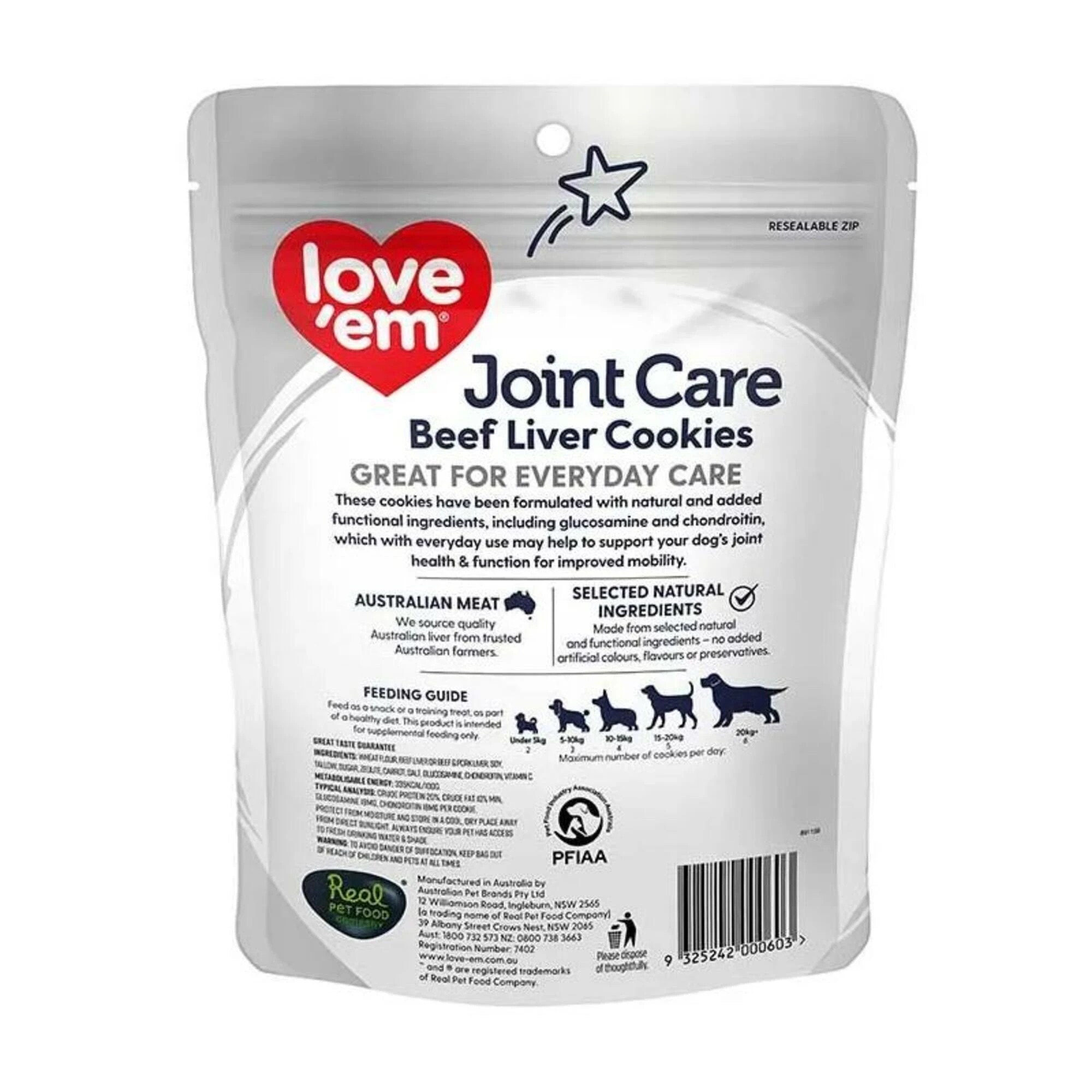 2 Love Em Beef Joint Care Cookie 250g 5pk, 2 of 2