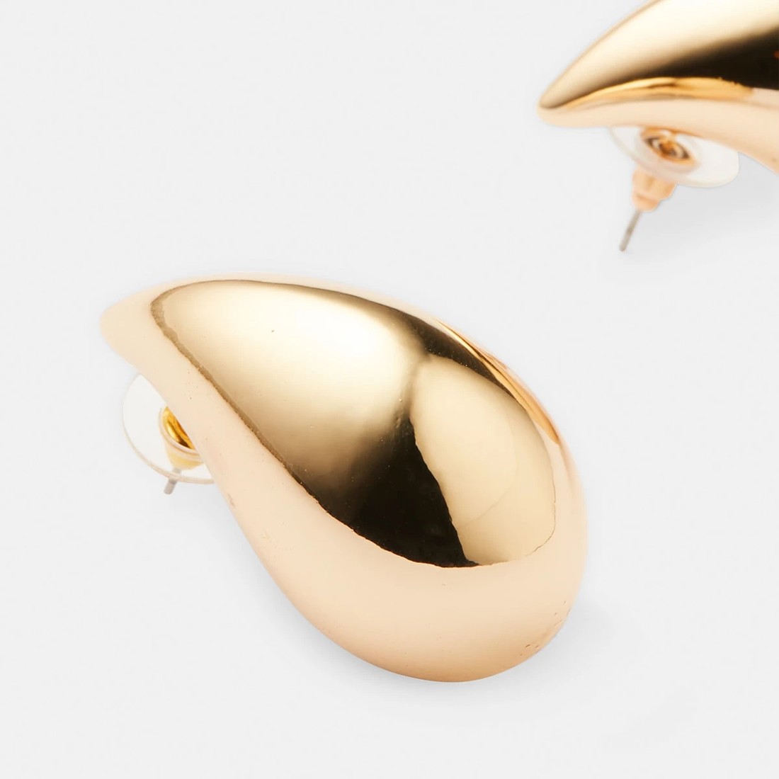 3 Large Teardrop Earrings - Gold Tone, 3 of 5