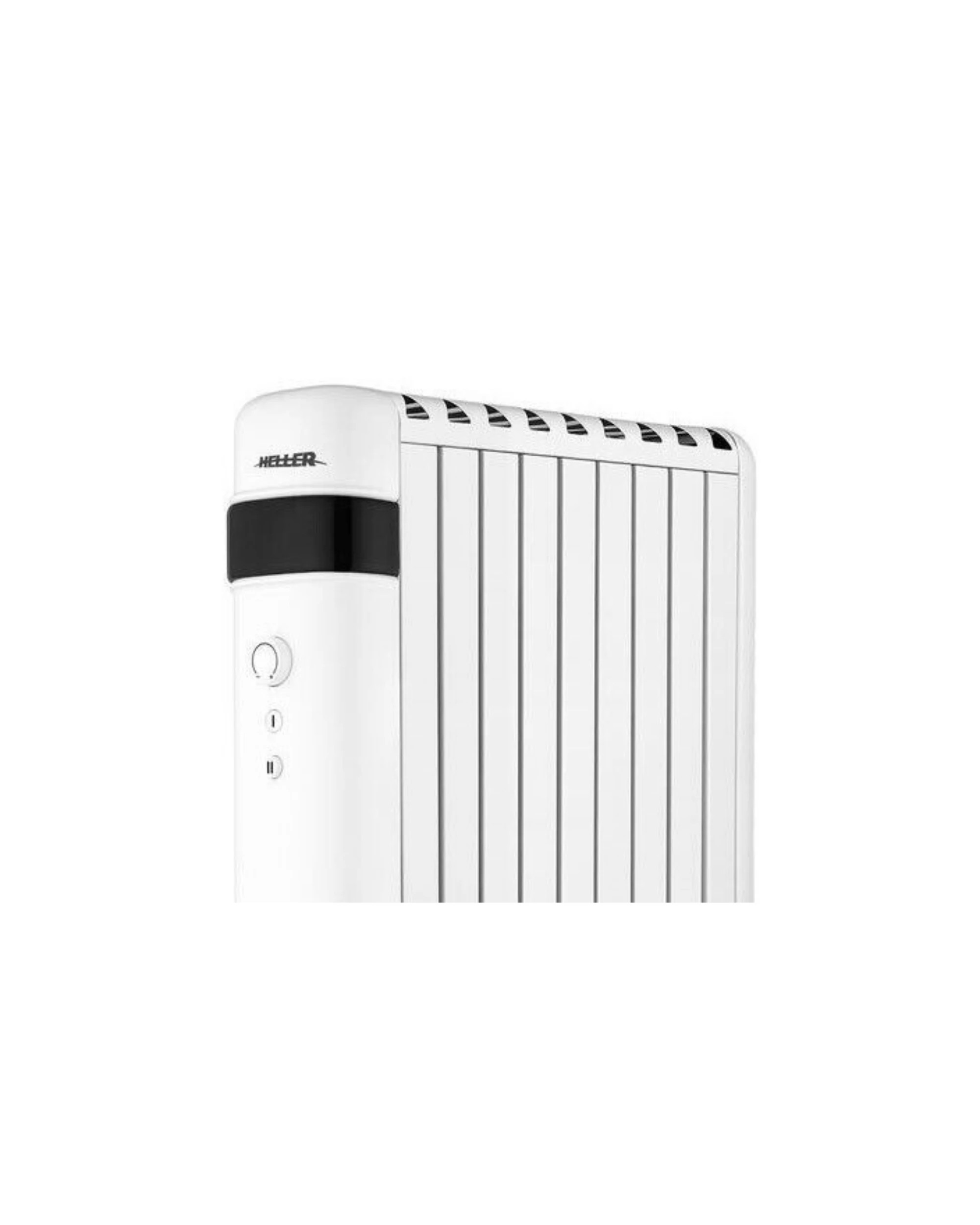 3 HELLER 2000W Column Heater - Portable Room Heater - Thermostat Control - White, 3 of 4