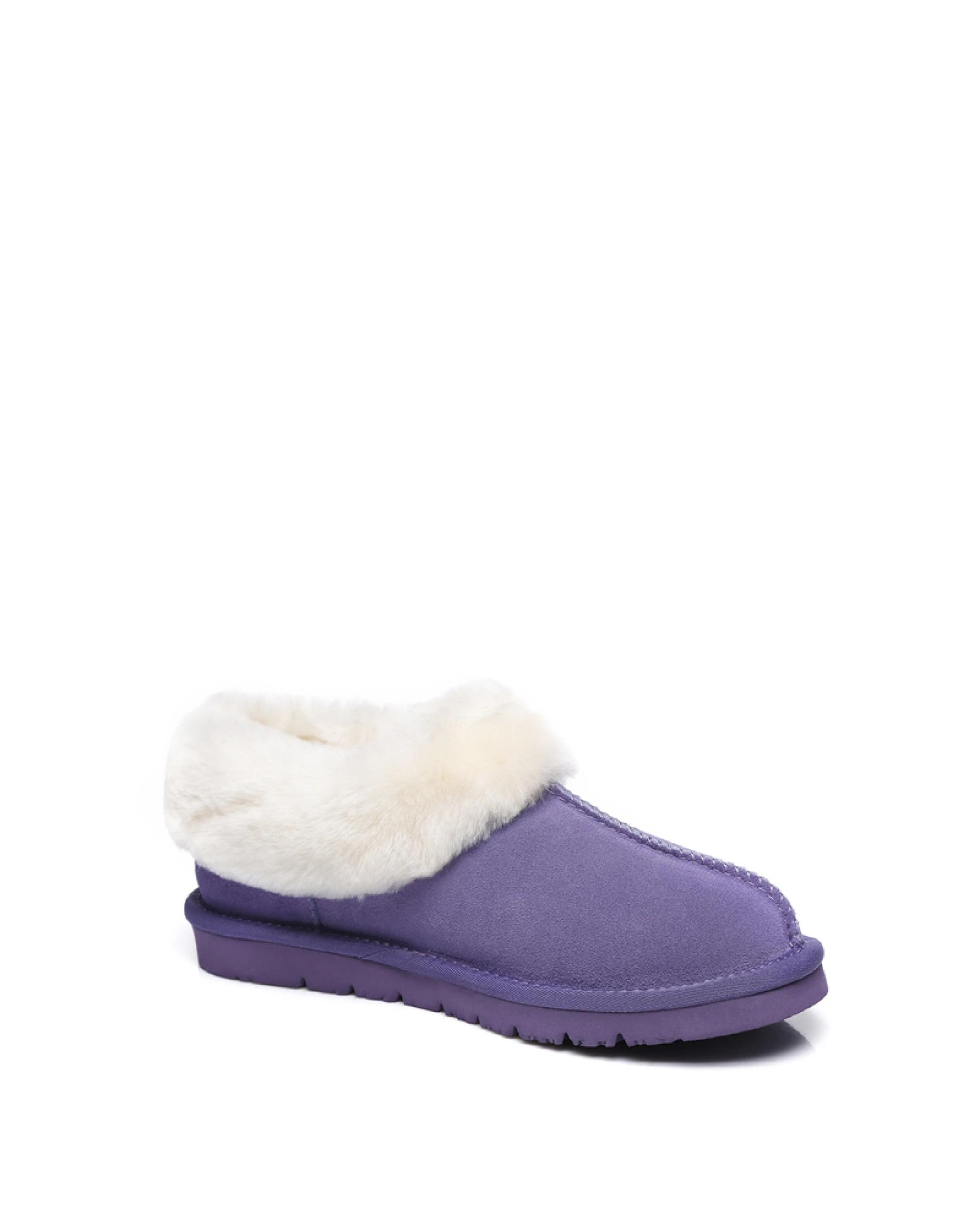 2 Australian Shepherd UGG Unisex Homey Slippers LILAC, 2 of 5