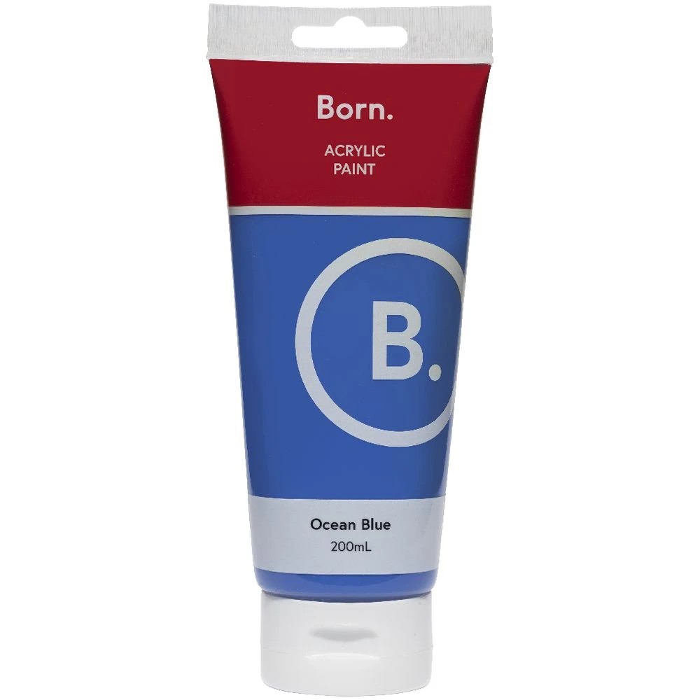 2 Born Acrylic Paint 200mL Ocean Blue, 2 of 3