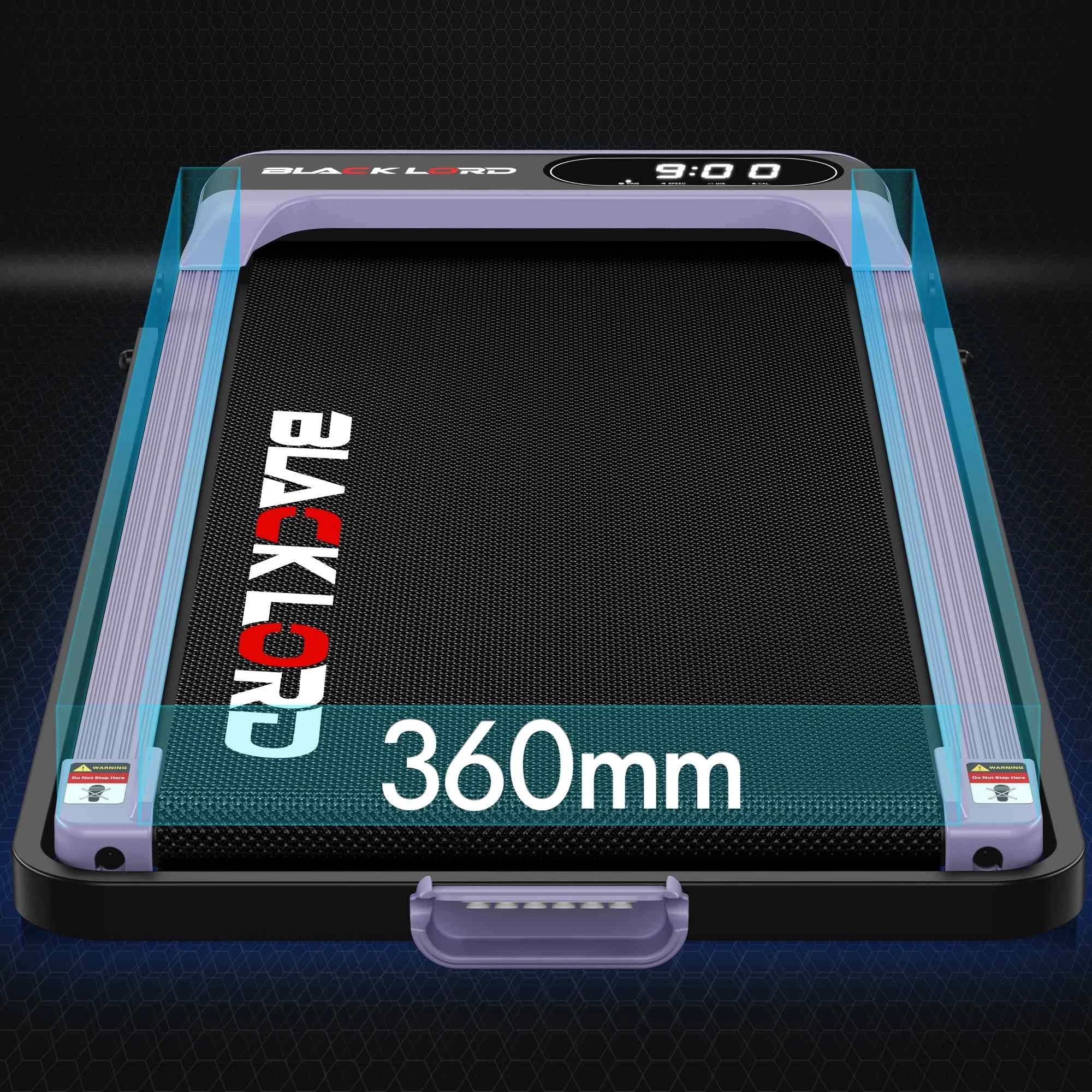 9 Black Lord Treadmill Electric Walking Pad Folding Incline Remote Control - Purple, 9 of 10