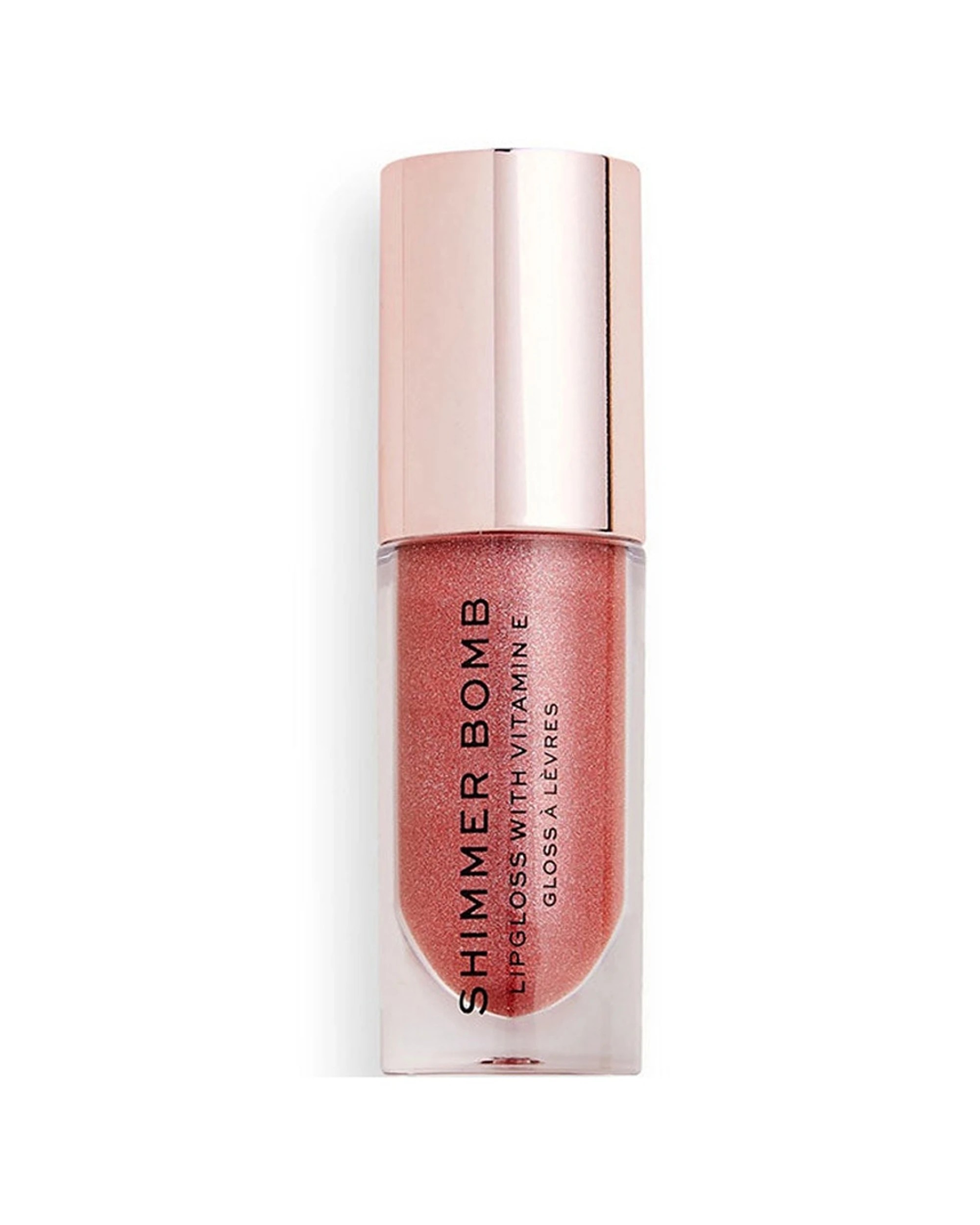 1 Revolution Beauty Shimmer Bomb Lip Gloss Distortion - Red, 1 of 1