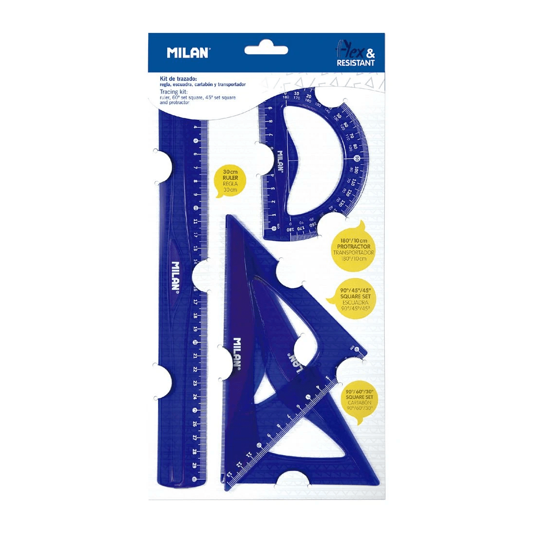 2 Milan Geometry Set Blue, 2 of 6