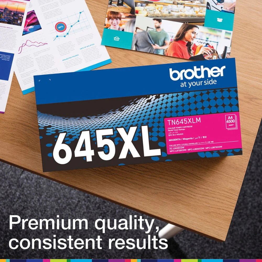 2 Brother TN645XLM Magenta Toner, 2 of 5