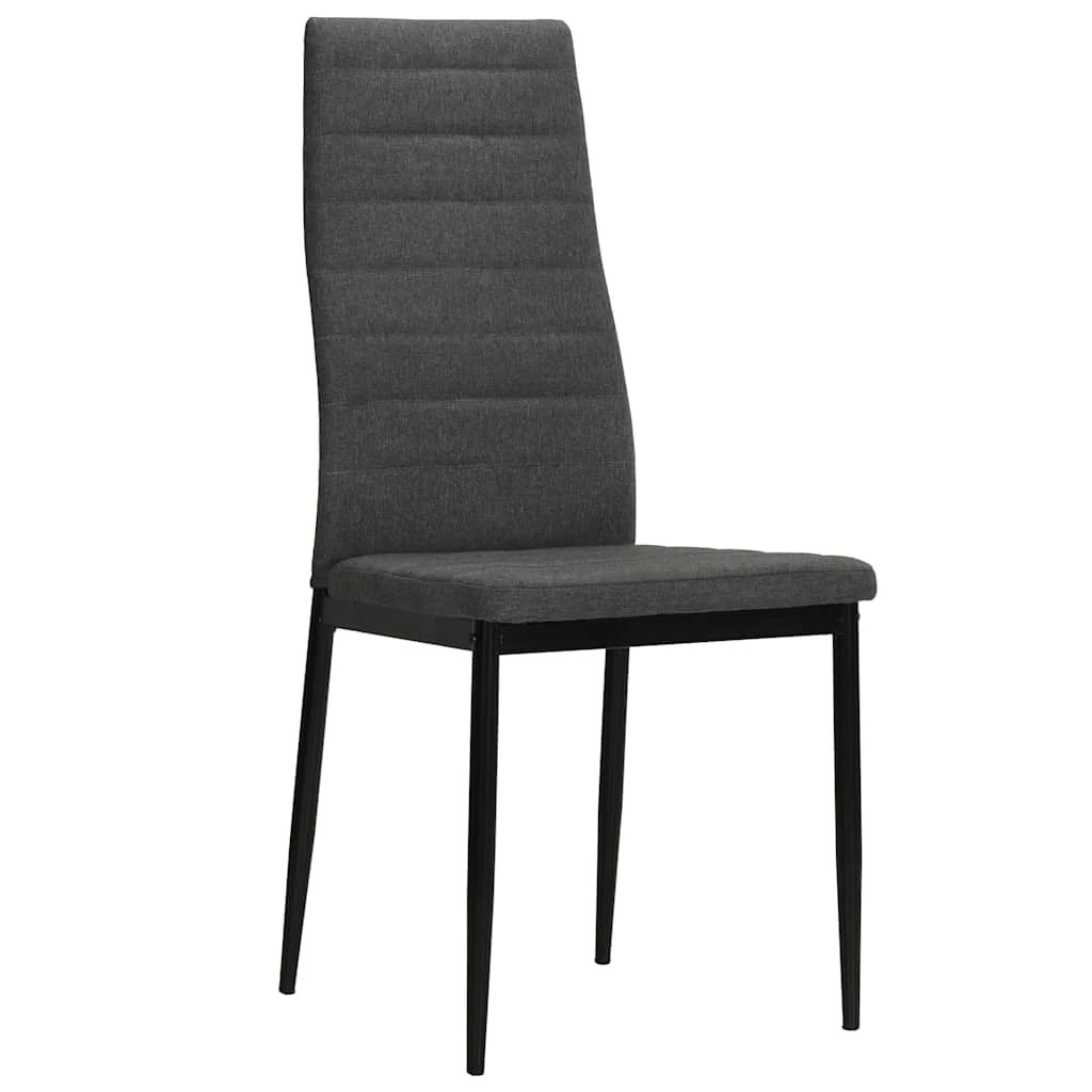 2 vidaXL Dining chair Ergonomic - Grey, 2 of 8
