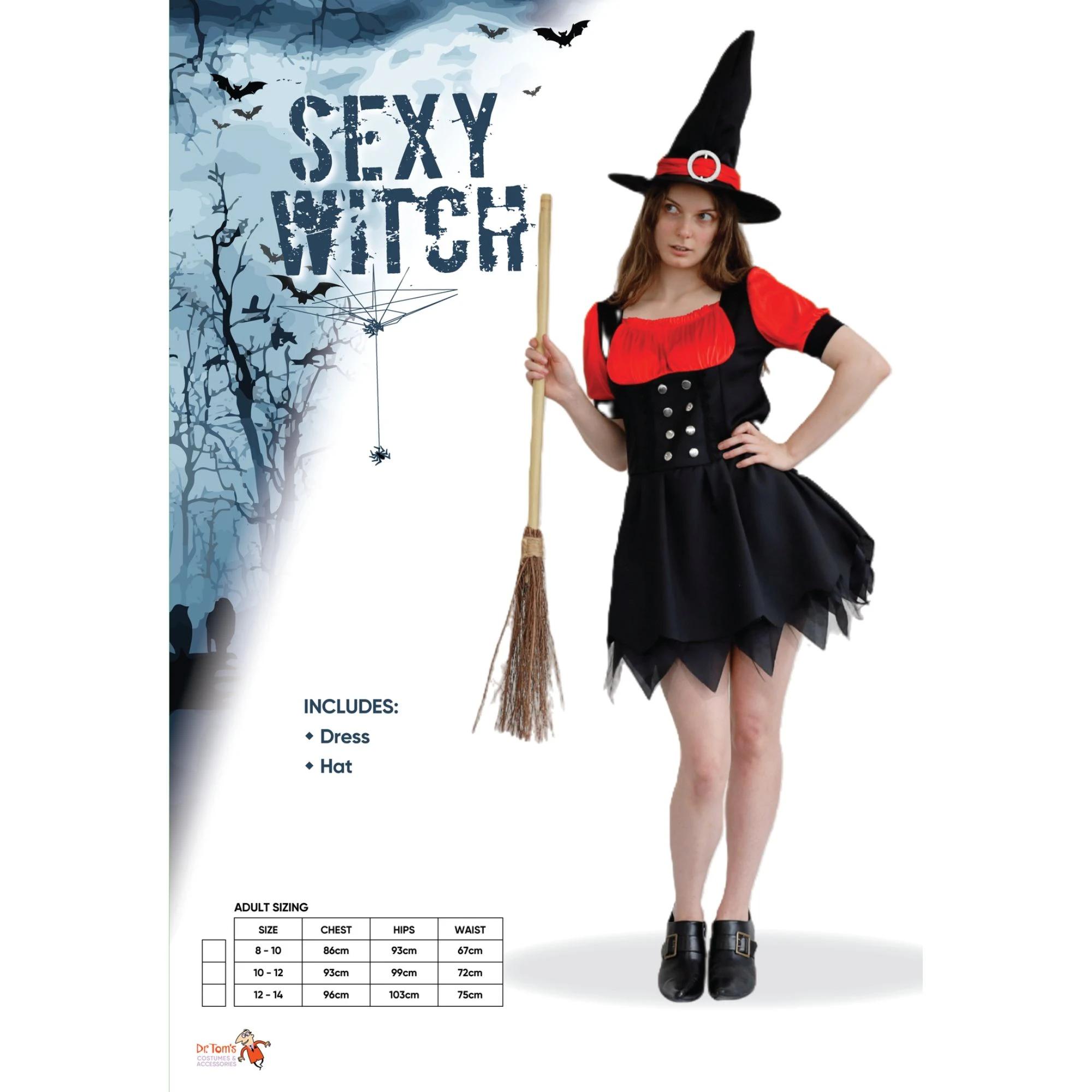 4 Tomfoolery Women's Sexy Witch Costume BLACK, 4 of 4