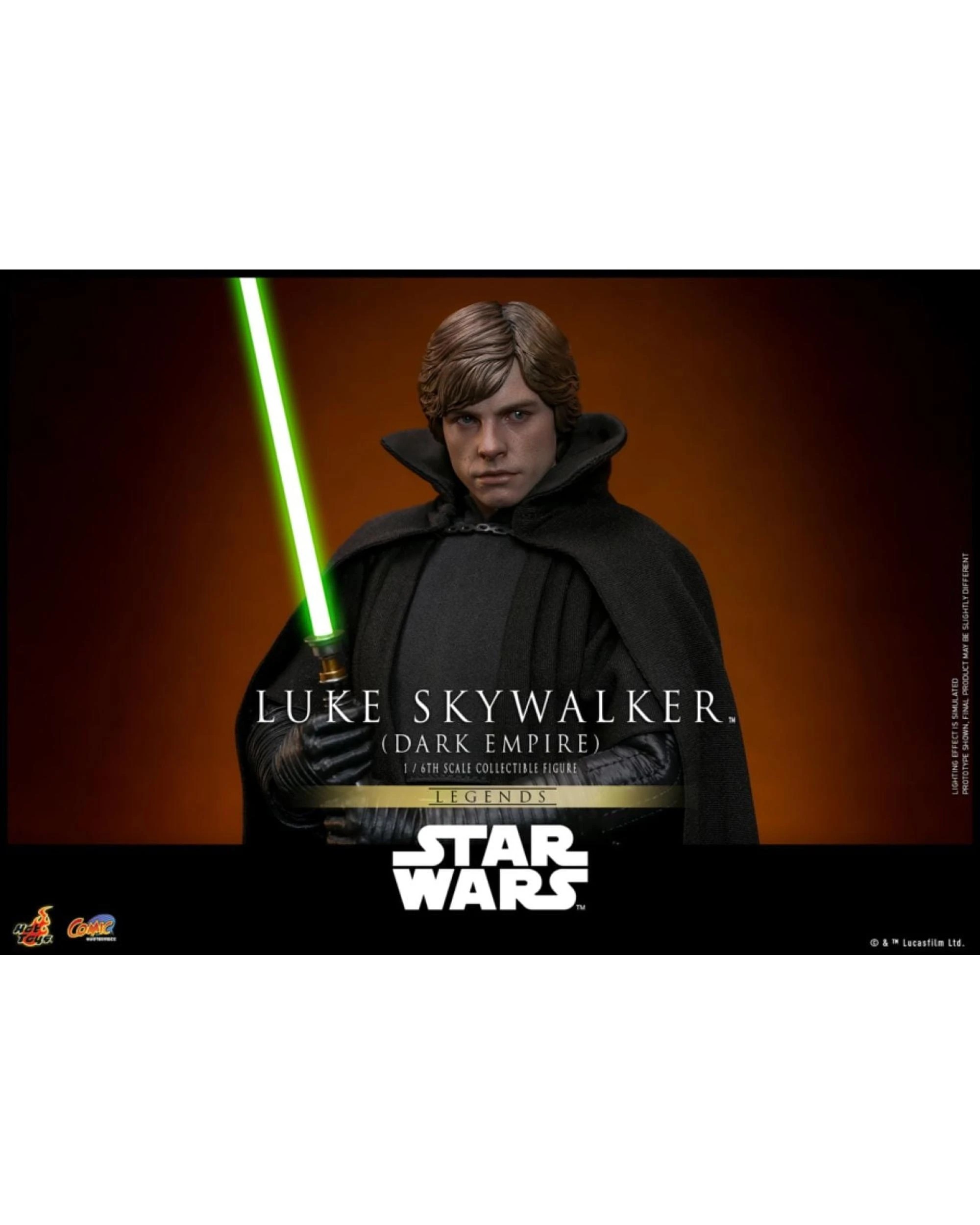 9 Hot Toys Star Wars Legends Luke Skywalker Dark Empire 1:6 Scale Action Figure, 9 of 10