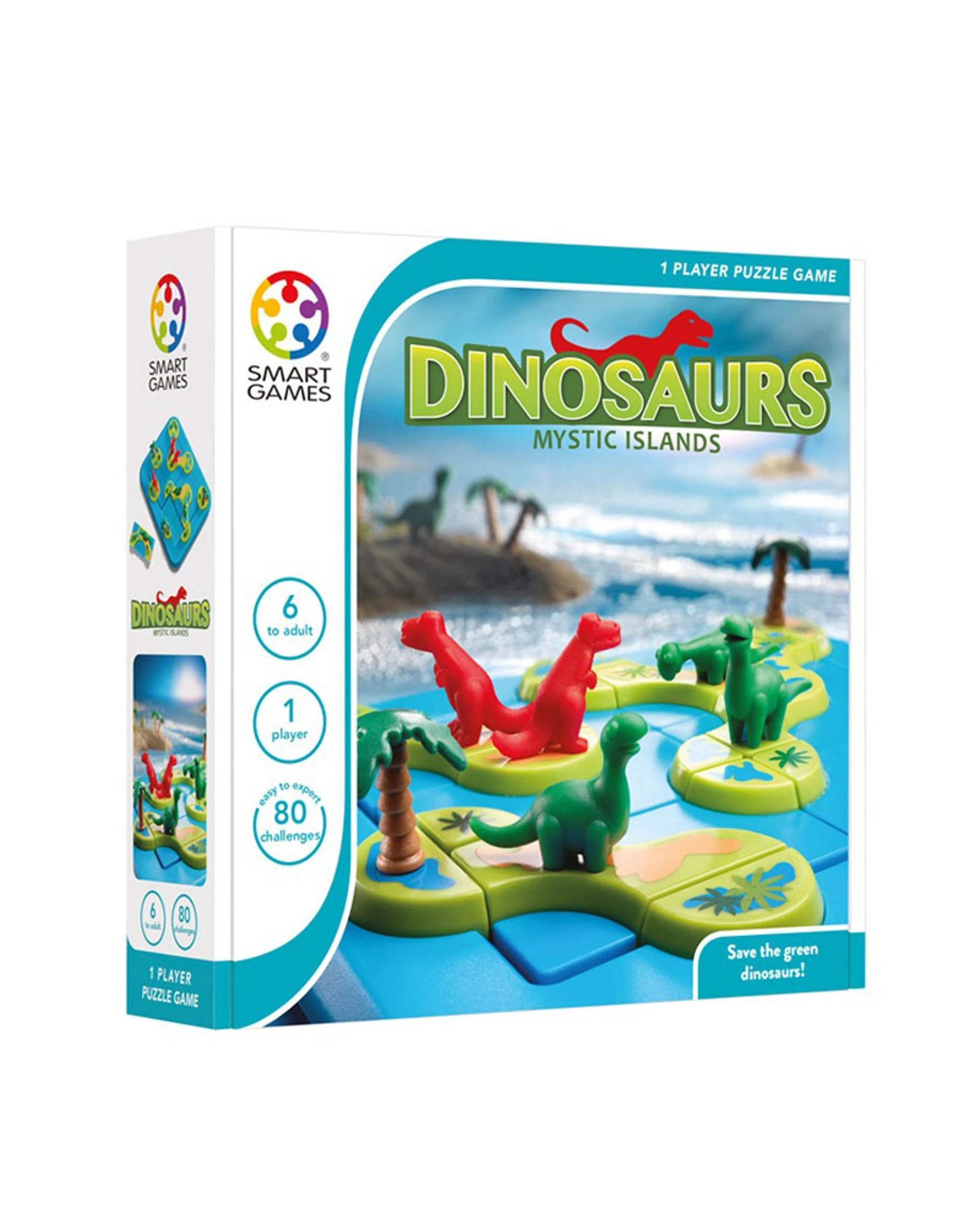 1 Smart Games Dinosaurs Mystic Islands Puzzle Game, 1 of 2
