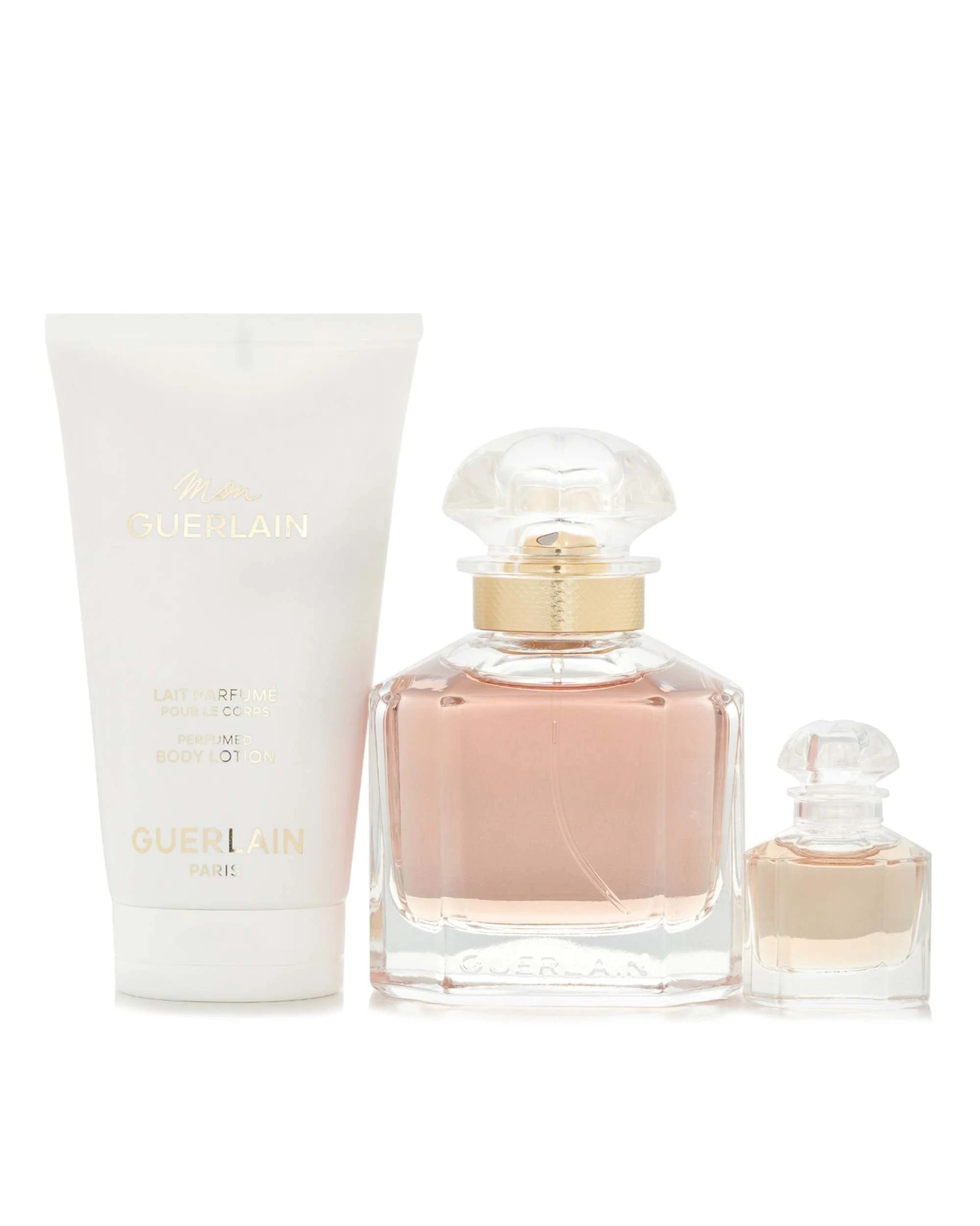 2 Guerlain Mon Guerlain Eau de Parfum Gift Set EDP 50ml+5ml+Body Lotion 75ml 3pcs, 2 of 3