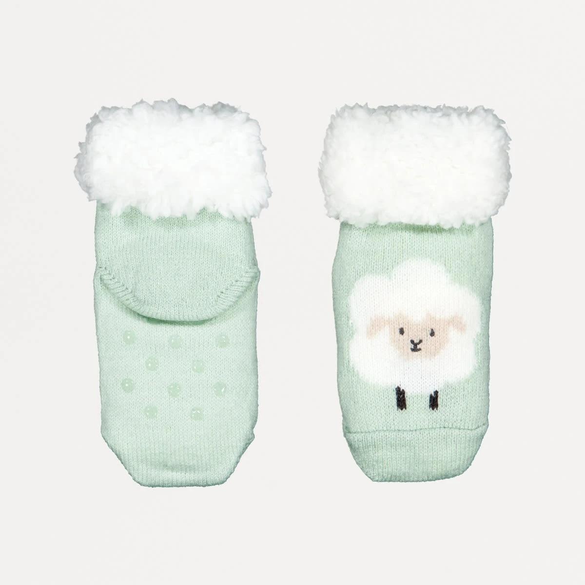 1 Home Socks Grn Sheep, 1 of 2