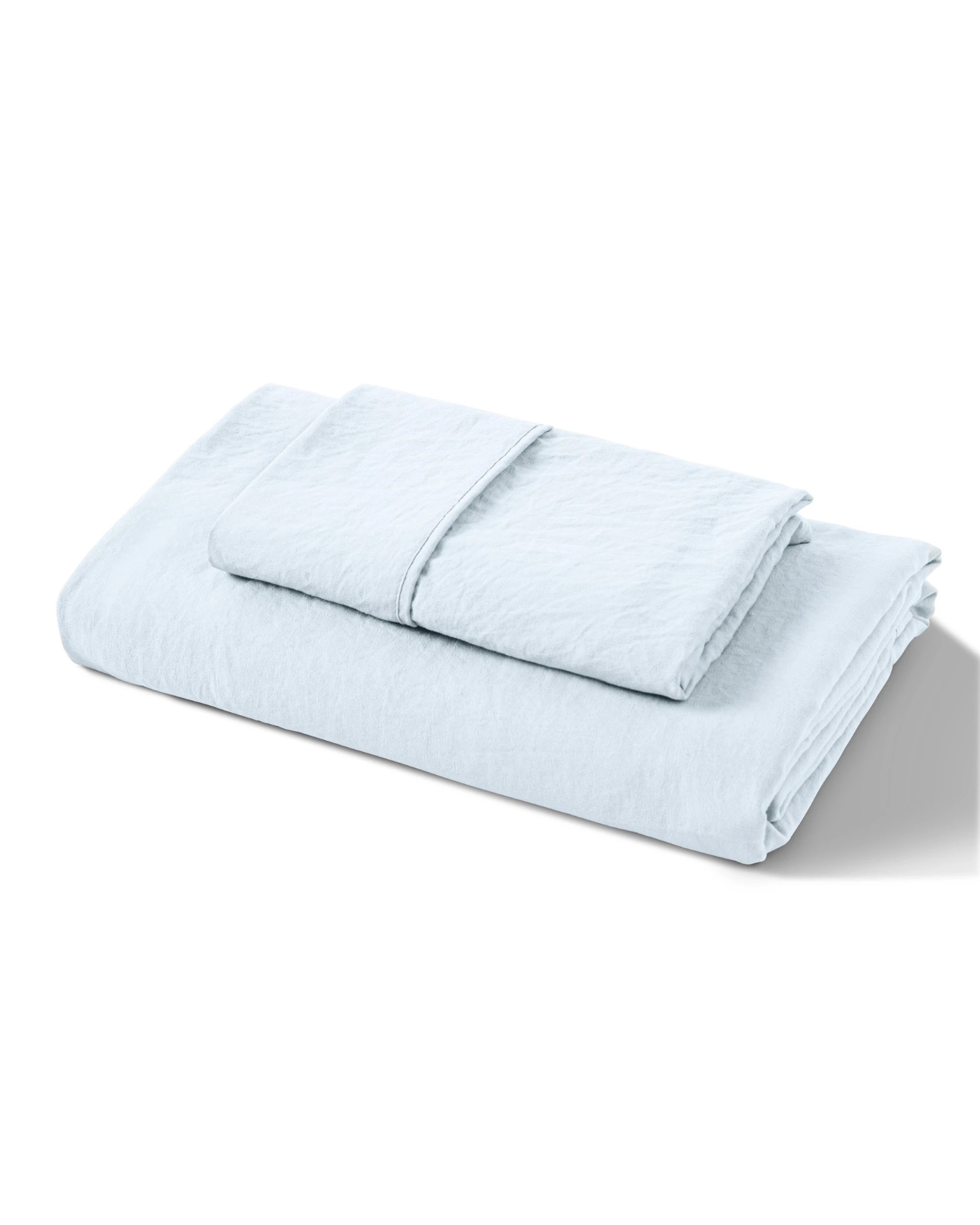 8 Dreamaker Superfine Washed Microfibre Combo Fitted Sheet Set - Single Bed - Ice Blue, 8 of 8