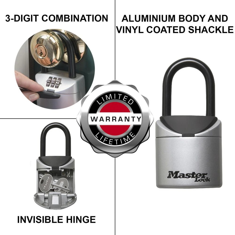 5 Masterlock Small Combination Portable Key Safe, 5 of 9