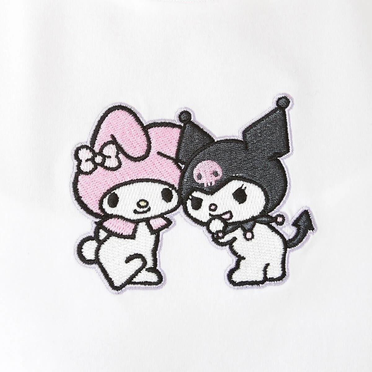 4 Kuromi and My Melody License Embroidered T-shirt Kuromi Mel, 4 of 9
