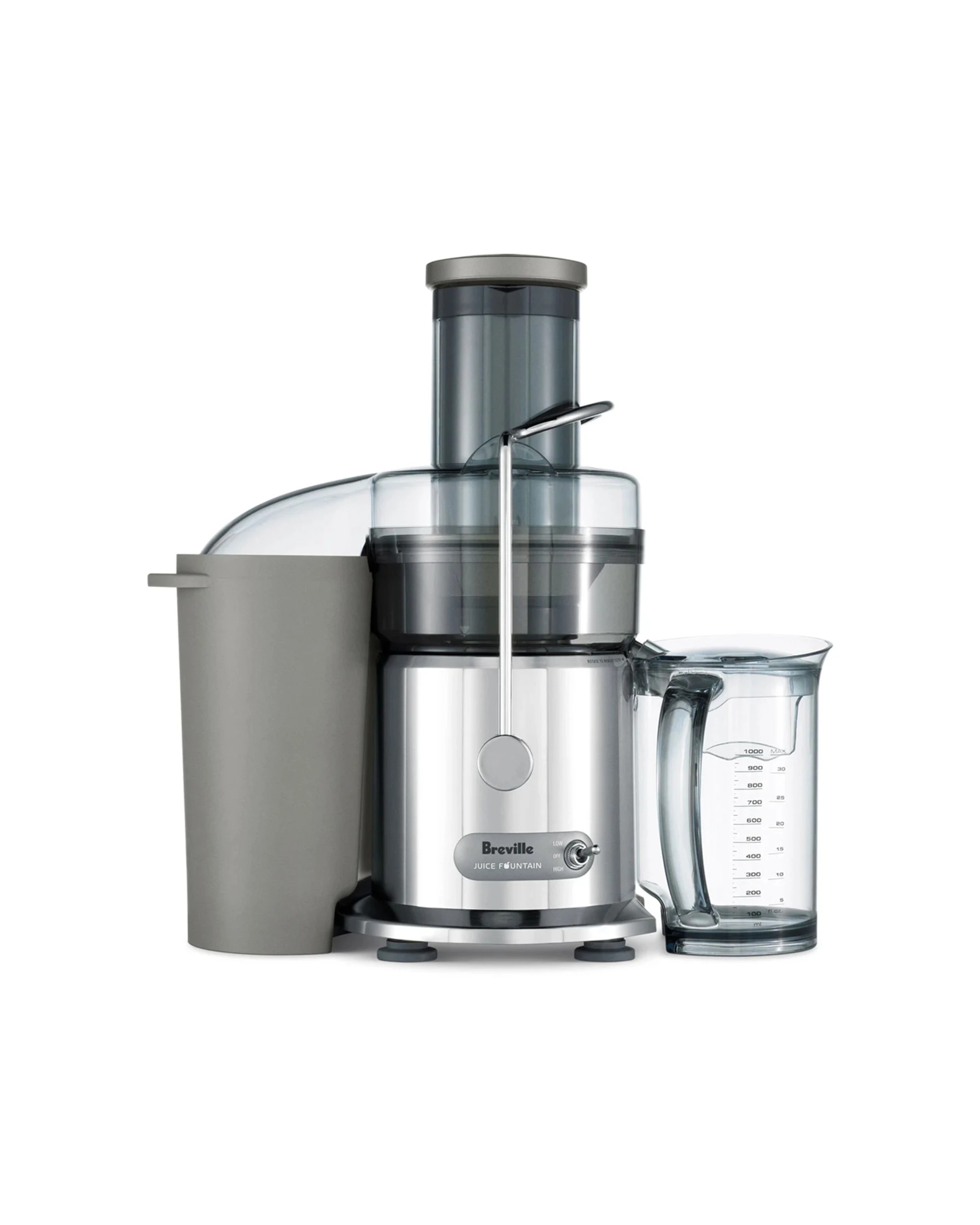 1 Breville The Juice Fountain Plus Fruit/vegetable/soup Juicer/blender Kitchen Set
 - Silver, 1 of 4