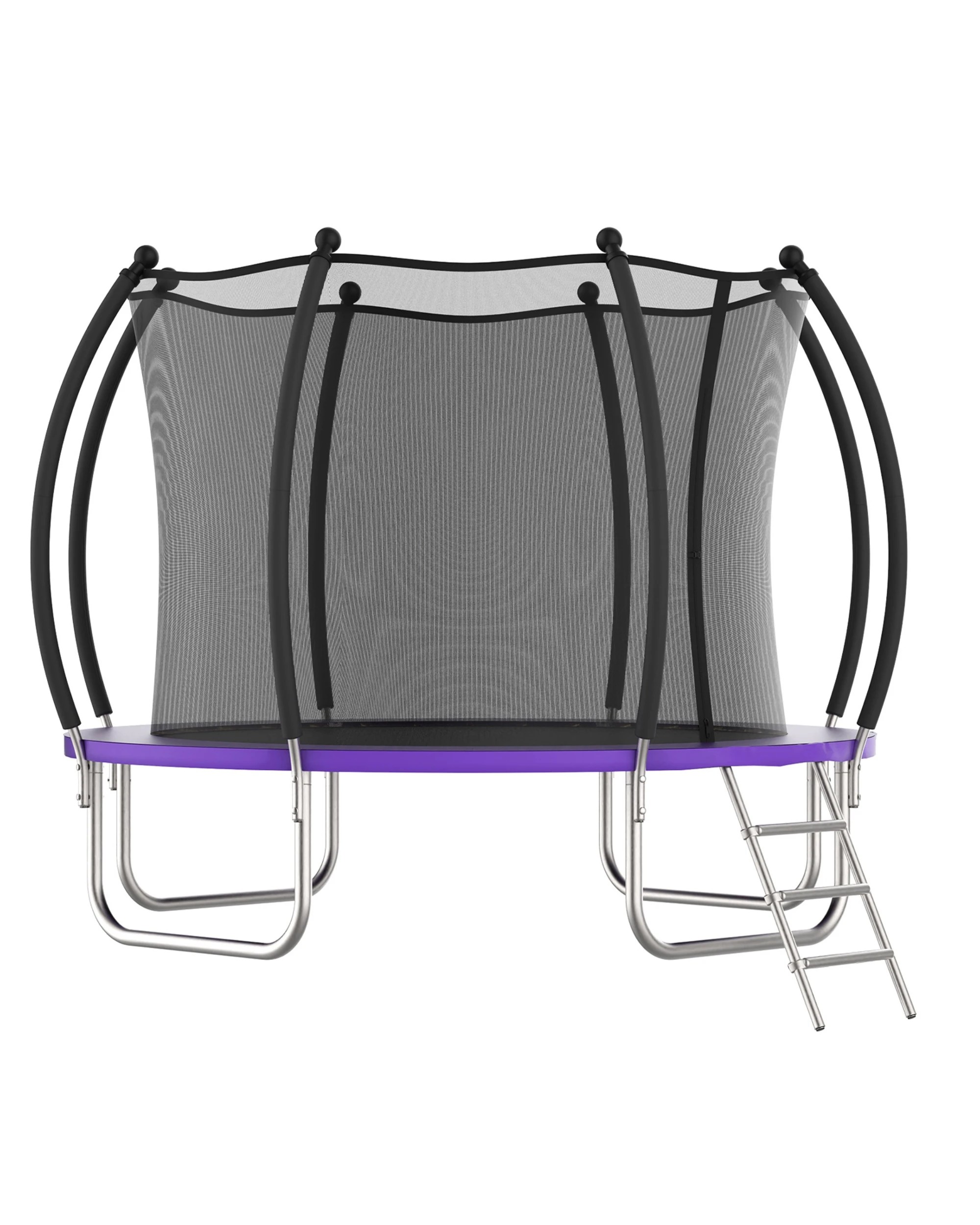 Advwin 12FT Outdoor Trampoline for Kids w/Ladder, Sprinkler & LED ...