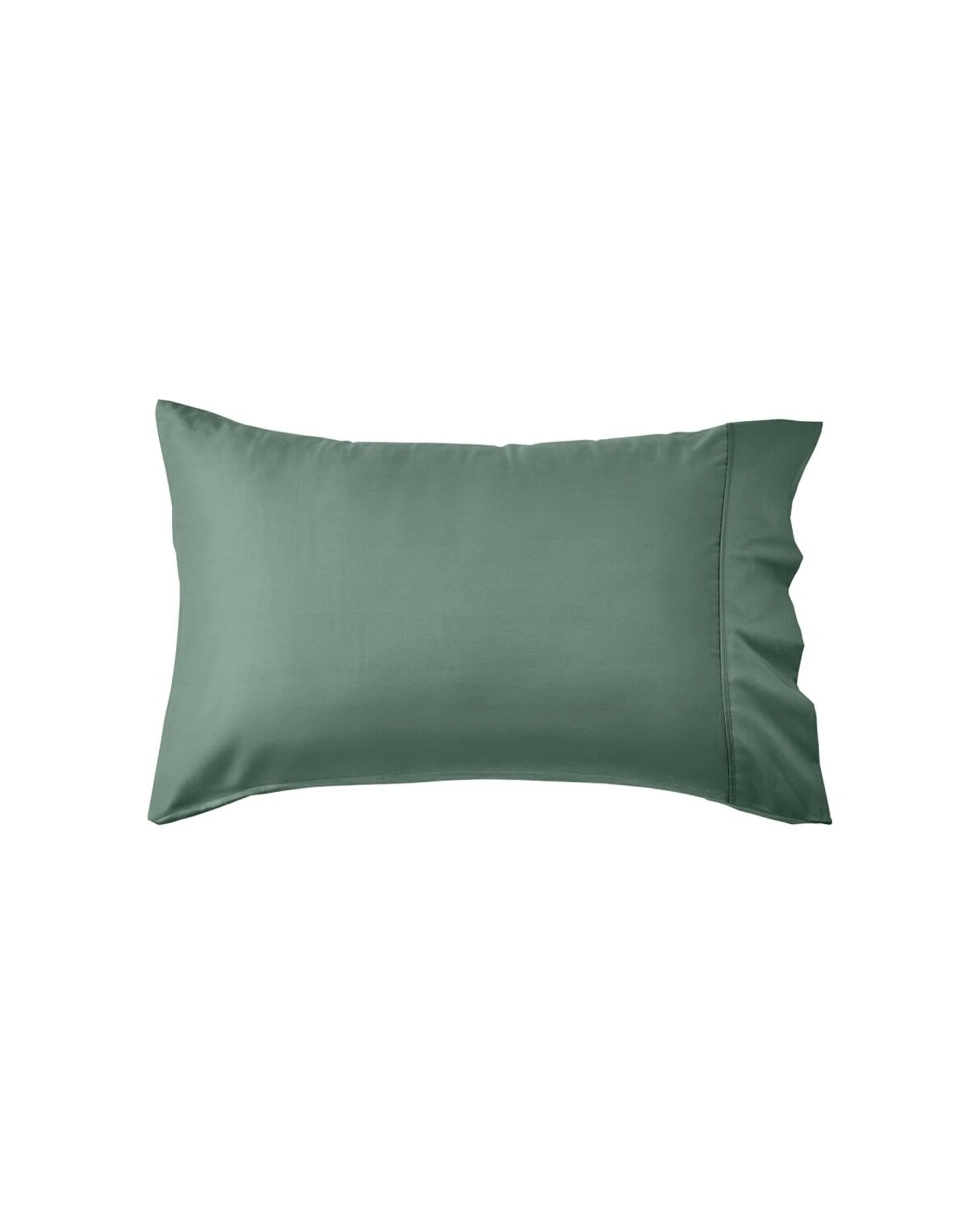 2 Grosvenor House Egyptian Cotton Standard Pillowcases Slate 2pc 500TC - Green, 2 of 3