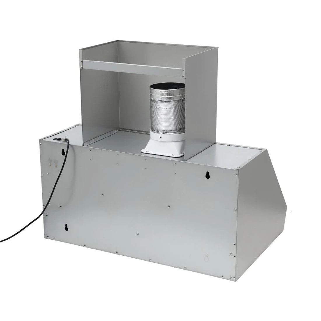 3 Devanti 900mm Range Hood 3-Speed Fan LED Display Remote Control - Silver, 3 of 7