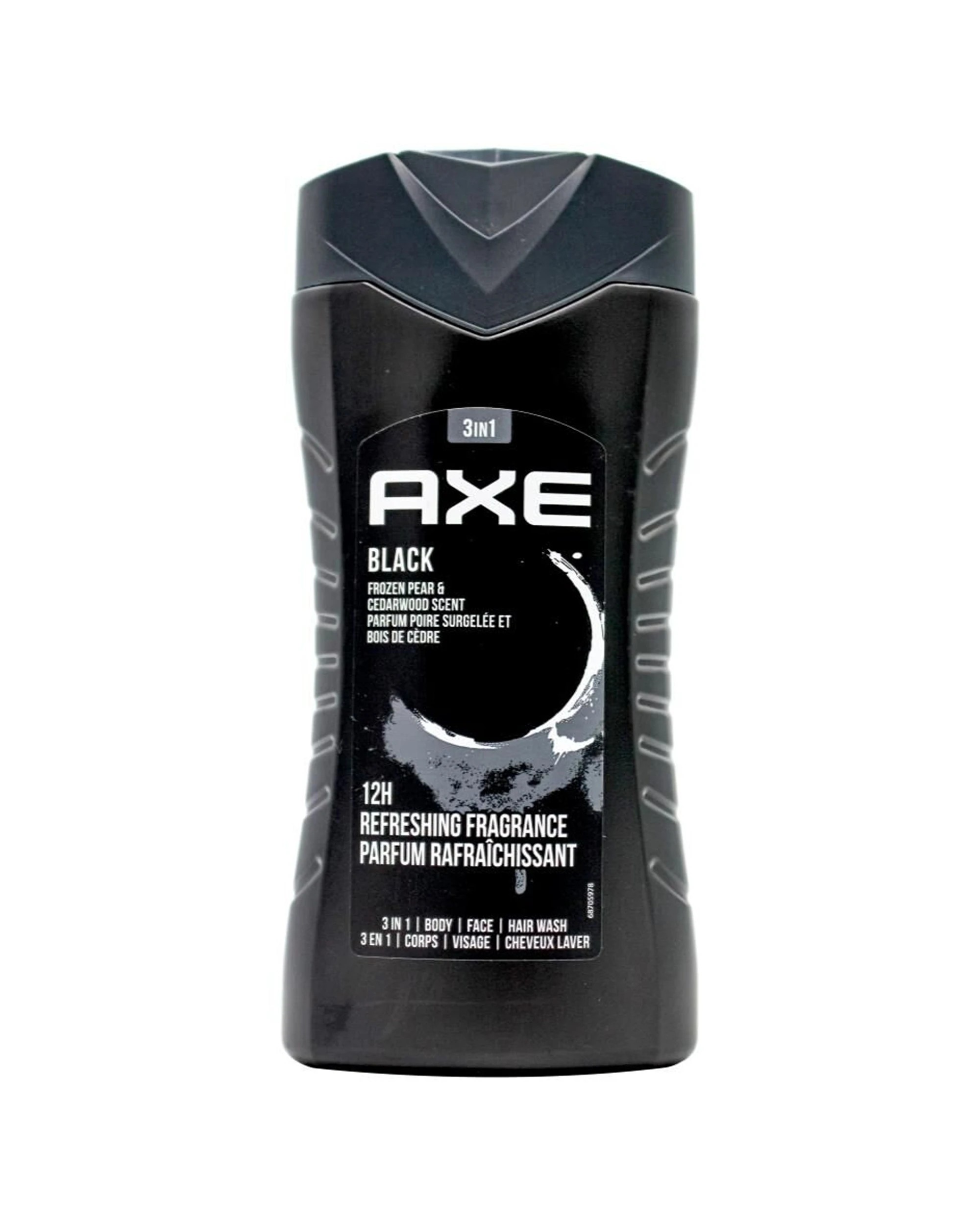 1 Axe 3in1 Body Face Hair Wash Frozen Pear & Cedarwood 250ml - Black, 1 of 3