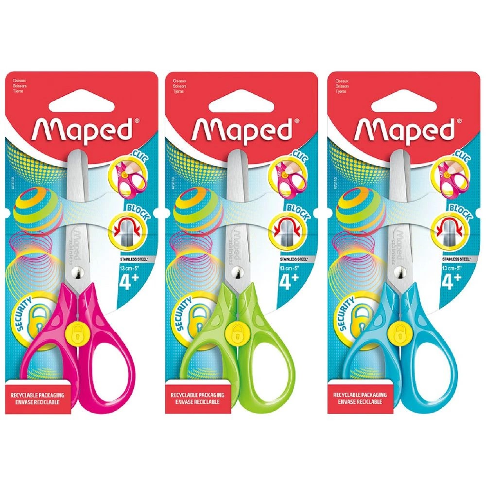 1 Maped Security Scissors 13cm Assorted, 1 of 7