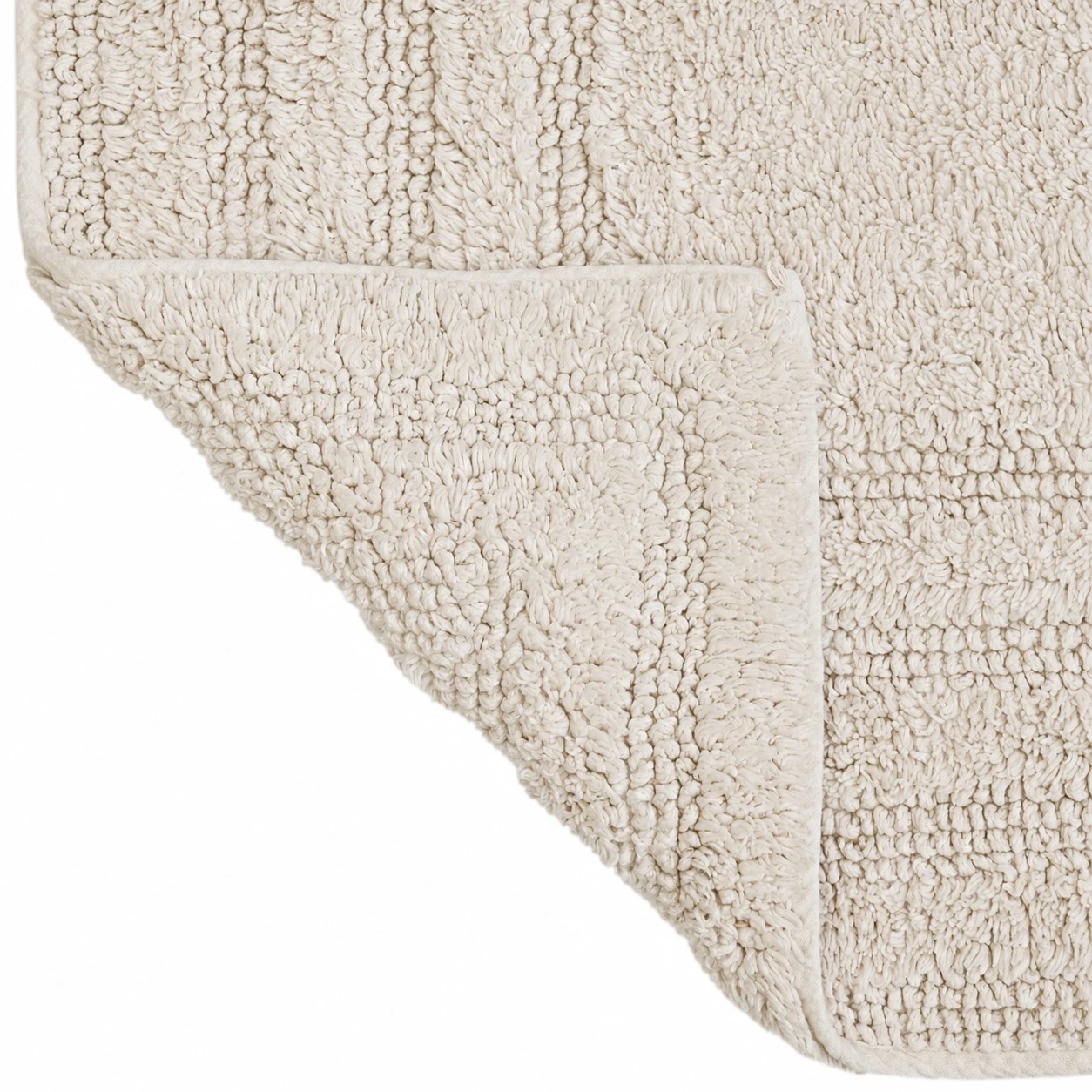 4 La Grace Home Retreat Organic Cotton Bathmat - Beige, 4 of 4