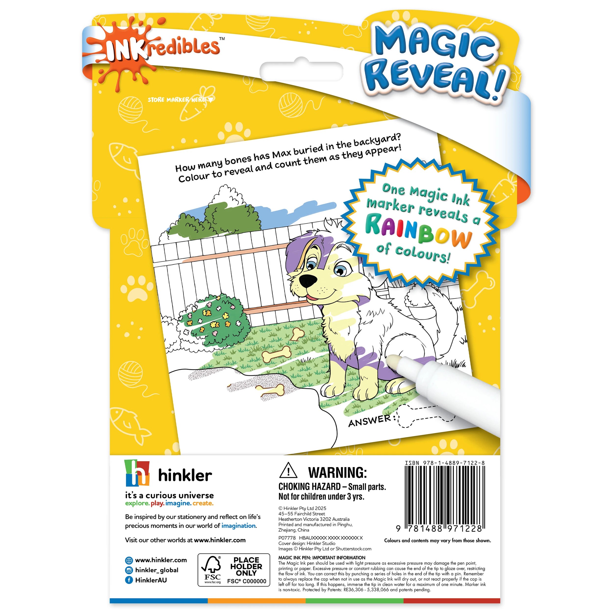 2 INKredibles Magic Reveal Pet Pals Mess Free Magic Ink Pictures! - Book, 2 of 5