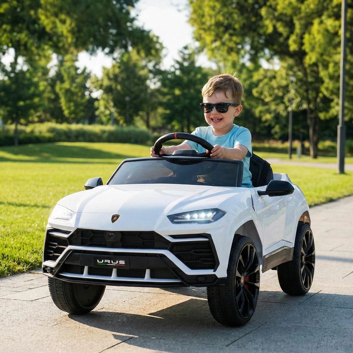 3 Ausway Electric Car Ride On Vehicle Toy Kids Childrens Off Road Truck Suspension Parental, 3 of 5