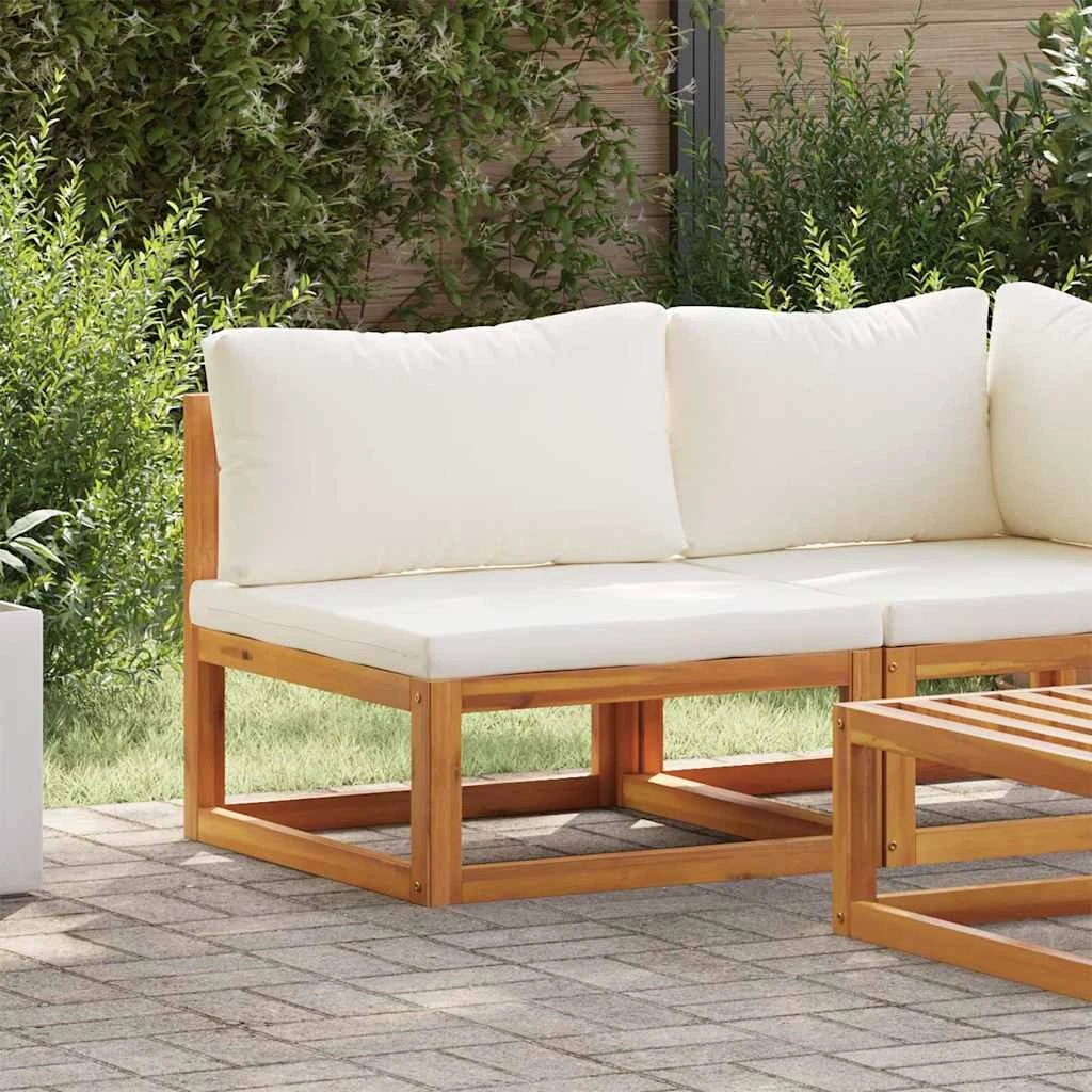 2 vidaXL Middle sofa Modular - Grey, 2 of 8