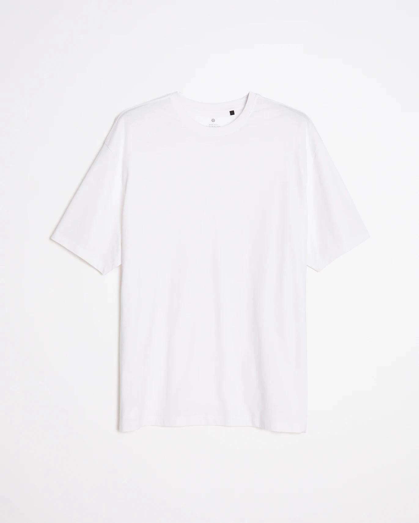 5 Target Australian Cotton Oversized T-Shirt WHITE, 5 of 6