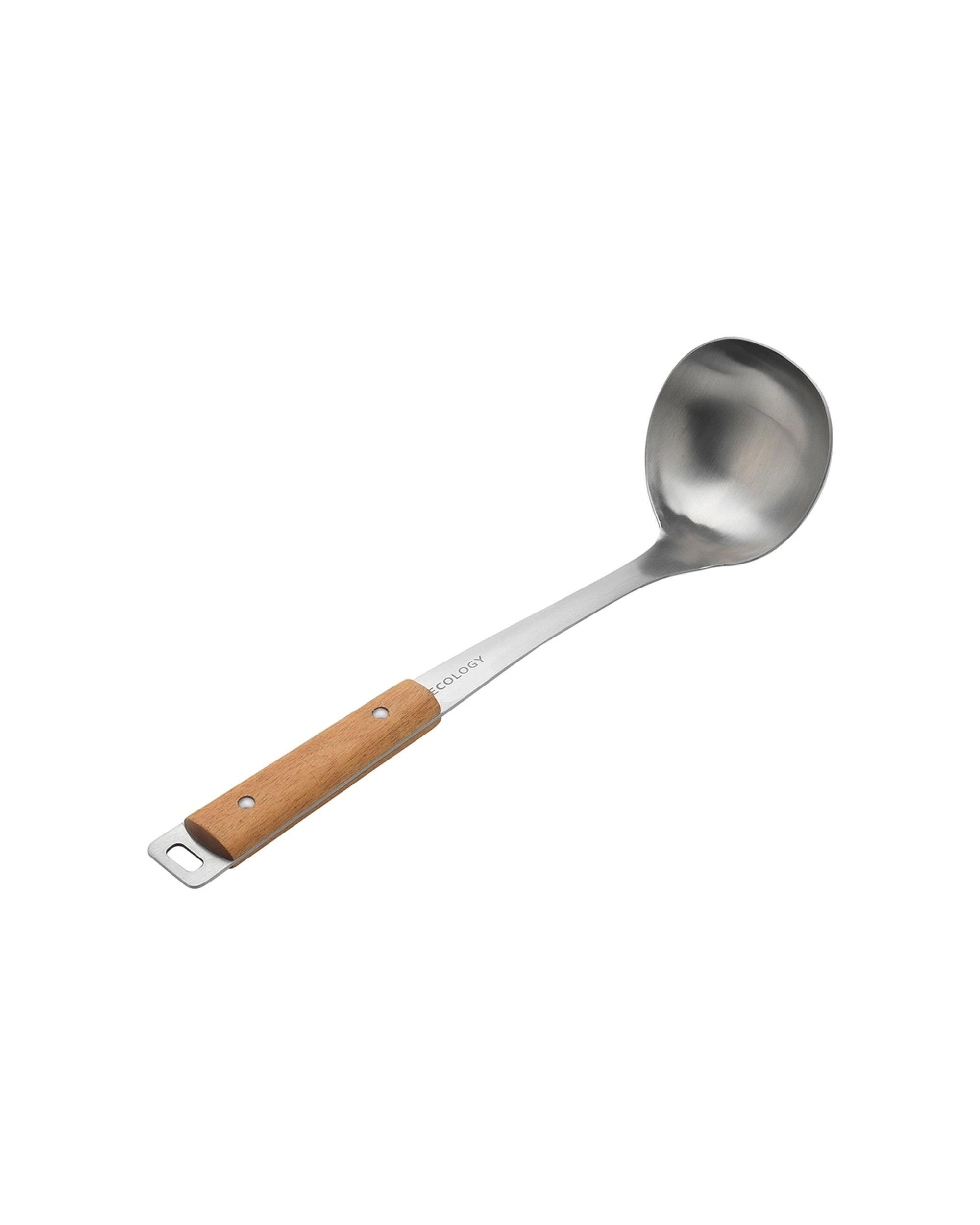 1 Ecology Provisions Acacia Soup Ladle Stainless Steel - Natural, 1 of 2