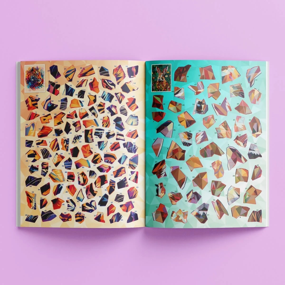 5 Art Maker Sticker Mosaics: Amazing Animals - Book, 5 of 7