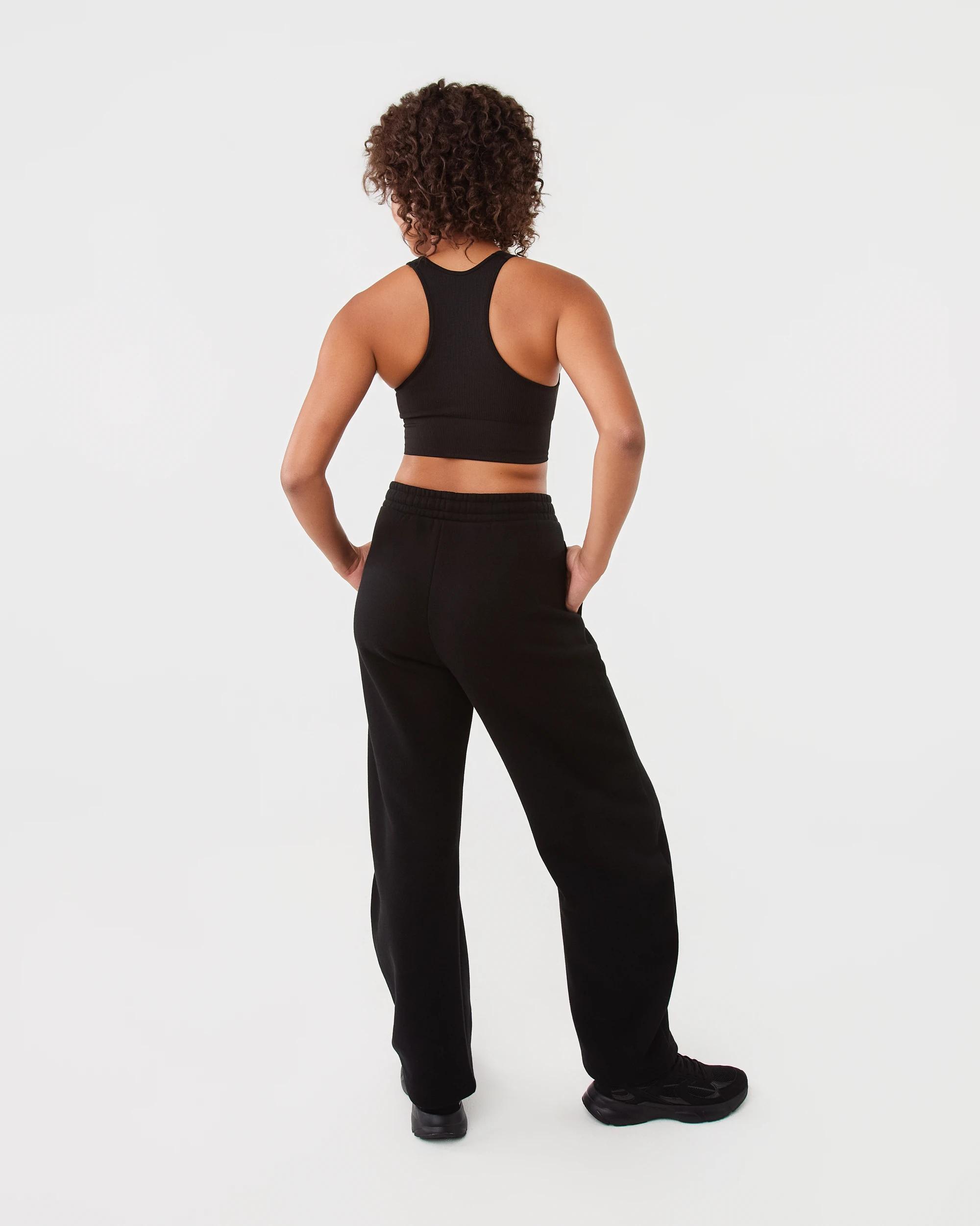 4 Active Womens Seamfree Everyday Crop Top Black, 4 of 7