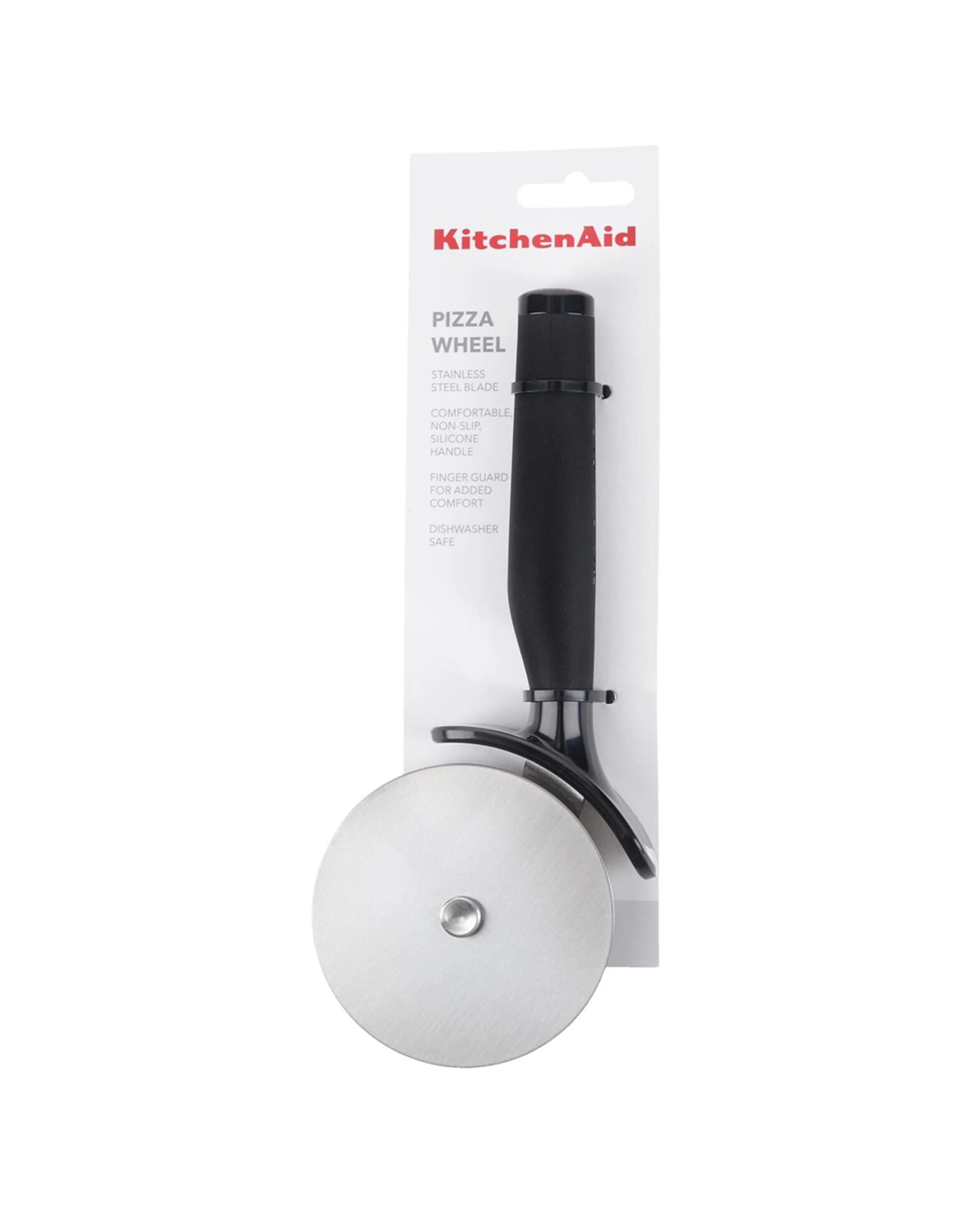 5 KitchenAid Stainless Steel Soft Touch Pizza Wheel 2PK Durable - Black, 5 of 5