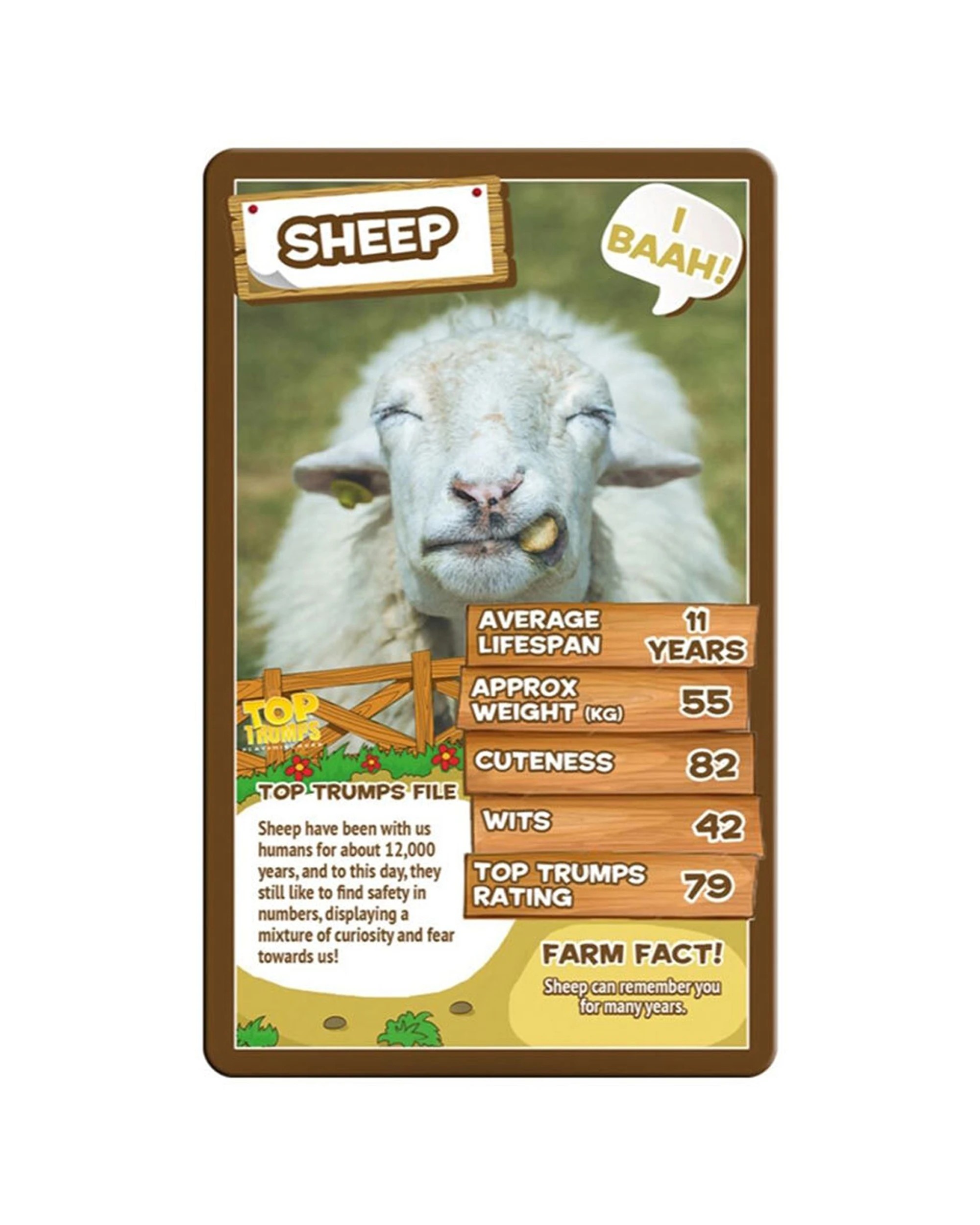 4 TOP TRUMPS Farm Animals Card Game Educational Fun Facts Play - Multi, 4 of 4