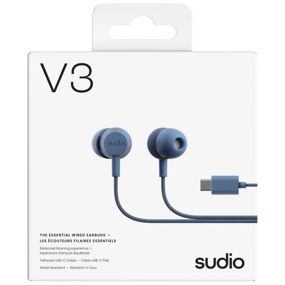 4 Sudio V3 USB-C Earbuds Blue, 4 of 4