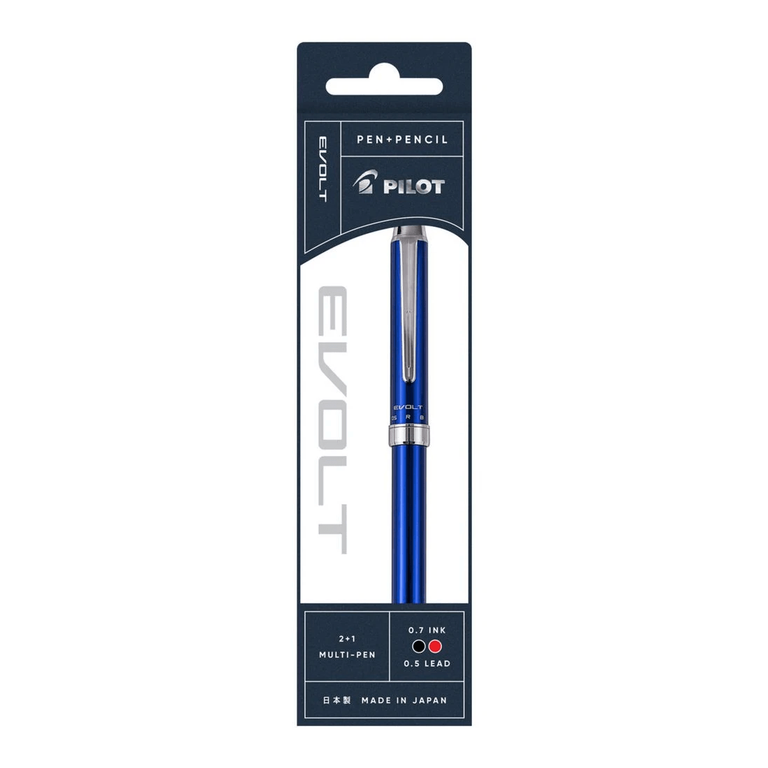 1 PILOT Evolt 2 + 1 Multifunction Ballpoint Pen Blue Barrel, 1 of 7