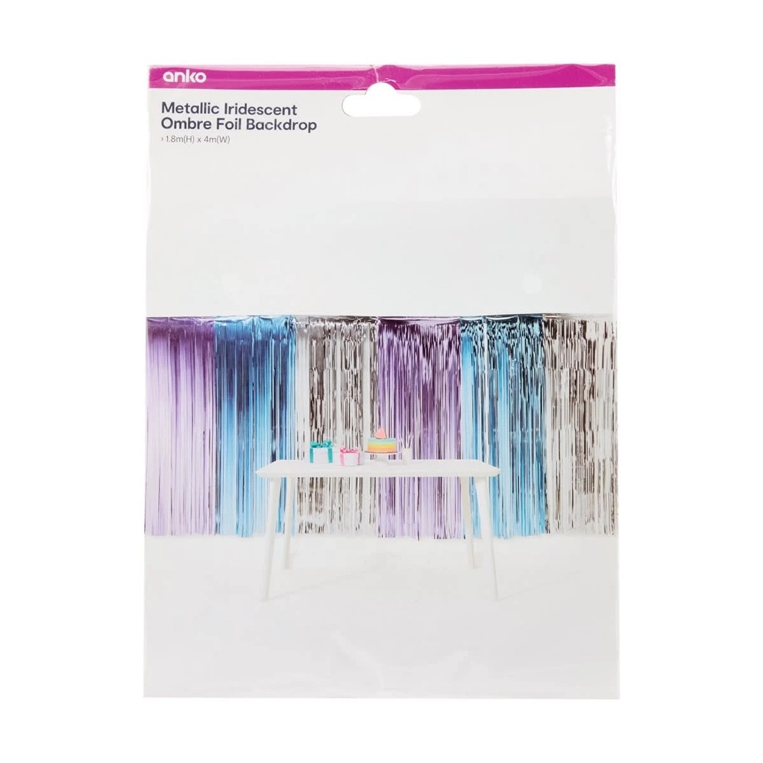 9 Metallic Iridescent Ombre Foil Backdrop, 9 of 9
