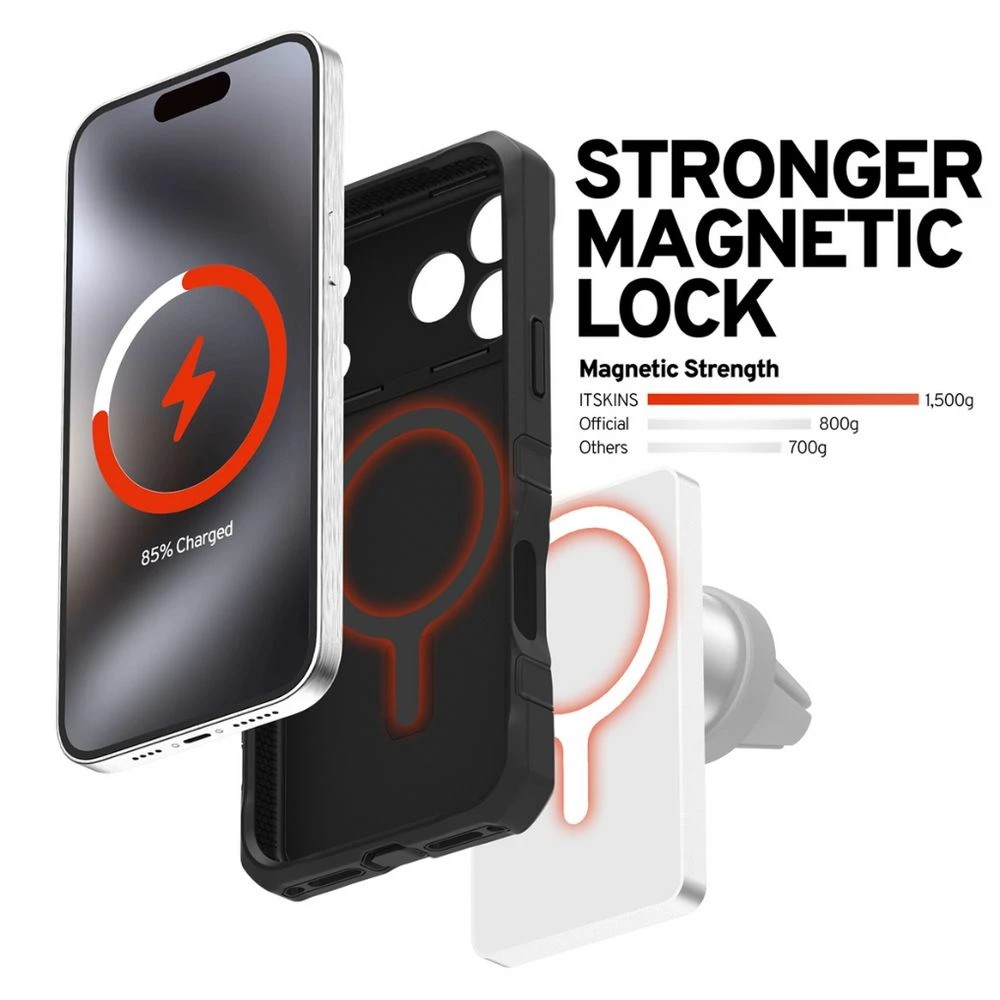 5 Itskins Supreme R Case iPhone 17 Pro Black, 5 of 5