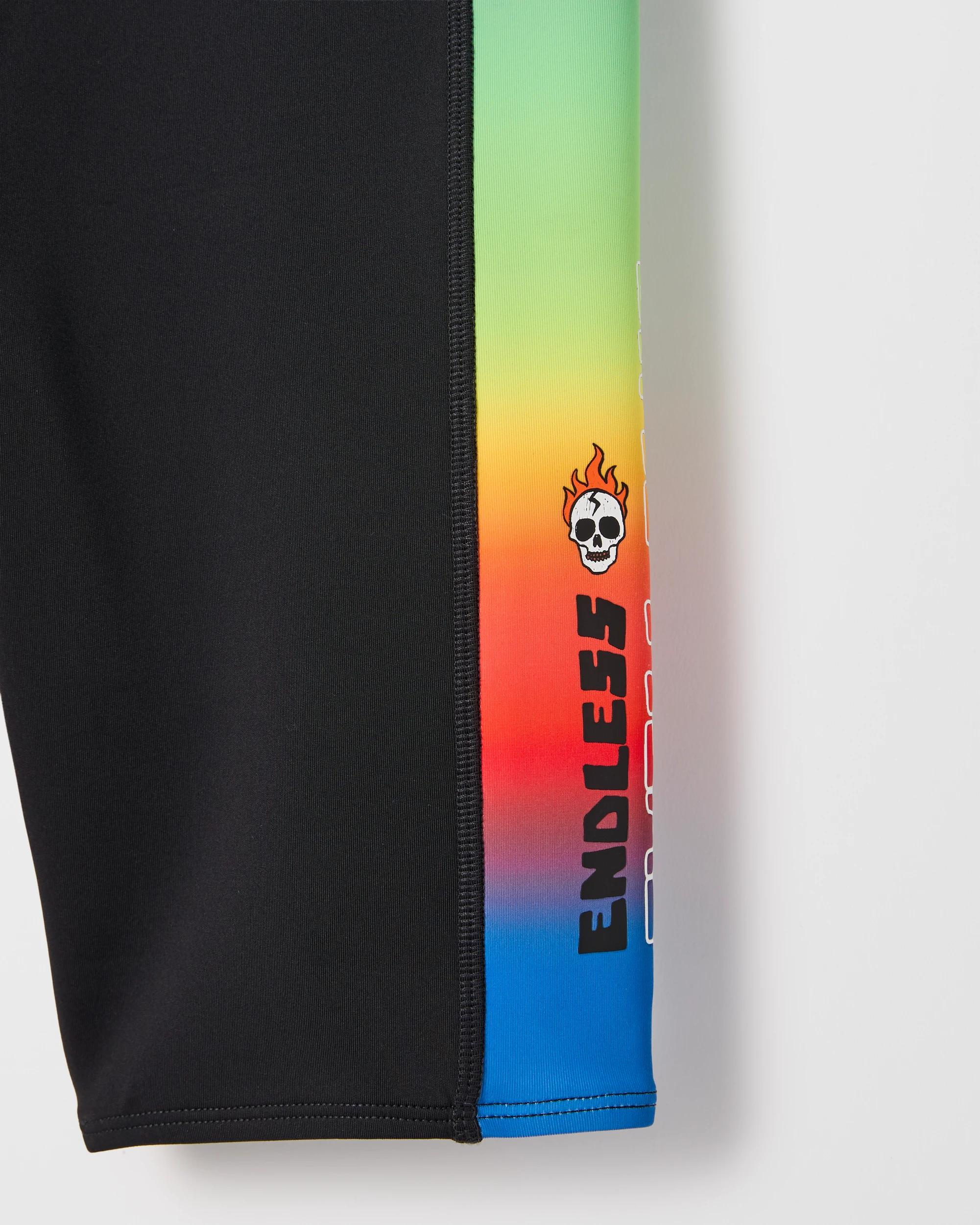 2 Target Kids Spliced Swim Jammers BLACK, 2 of 2