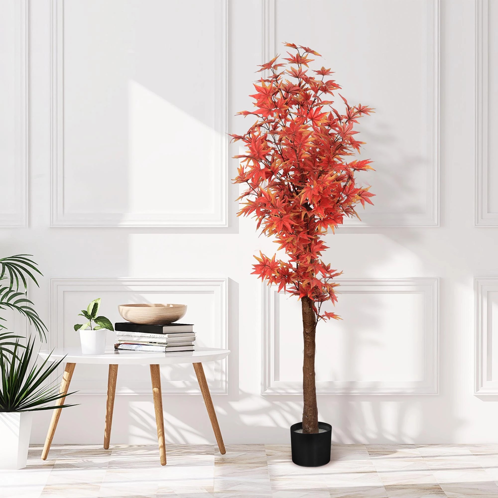 7 Lambu 180cm Maple Tree In Plastic Pot Artificial Plant, 7 of 7