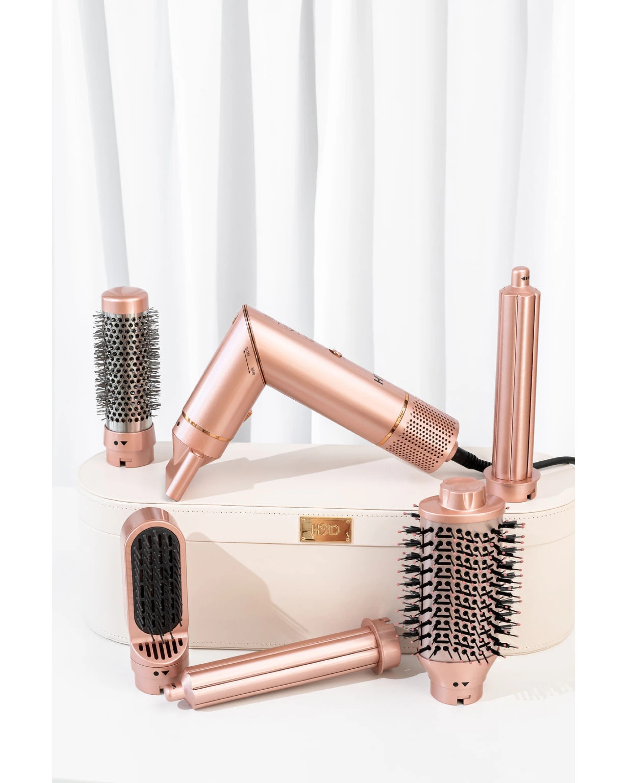 10 H2D 6-in-1 Ultra Styler Hair Styling Tool in Rose Gold, 10 of 10