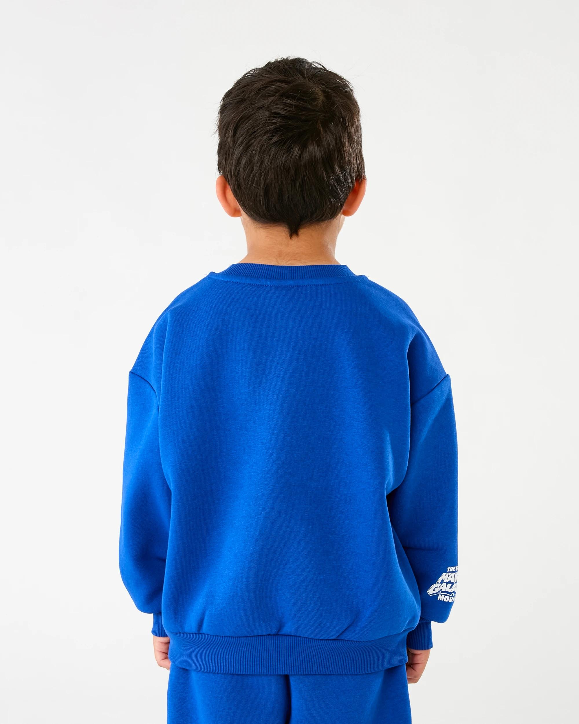 2 Super Mario License Oversized Crew Neck Sweatshirt Mario, 2 of 8