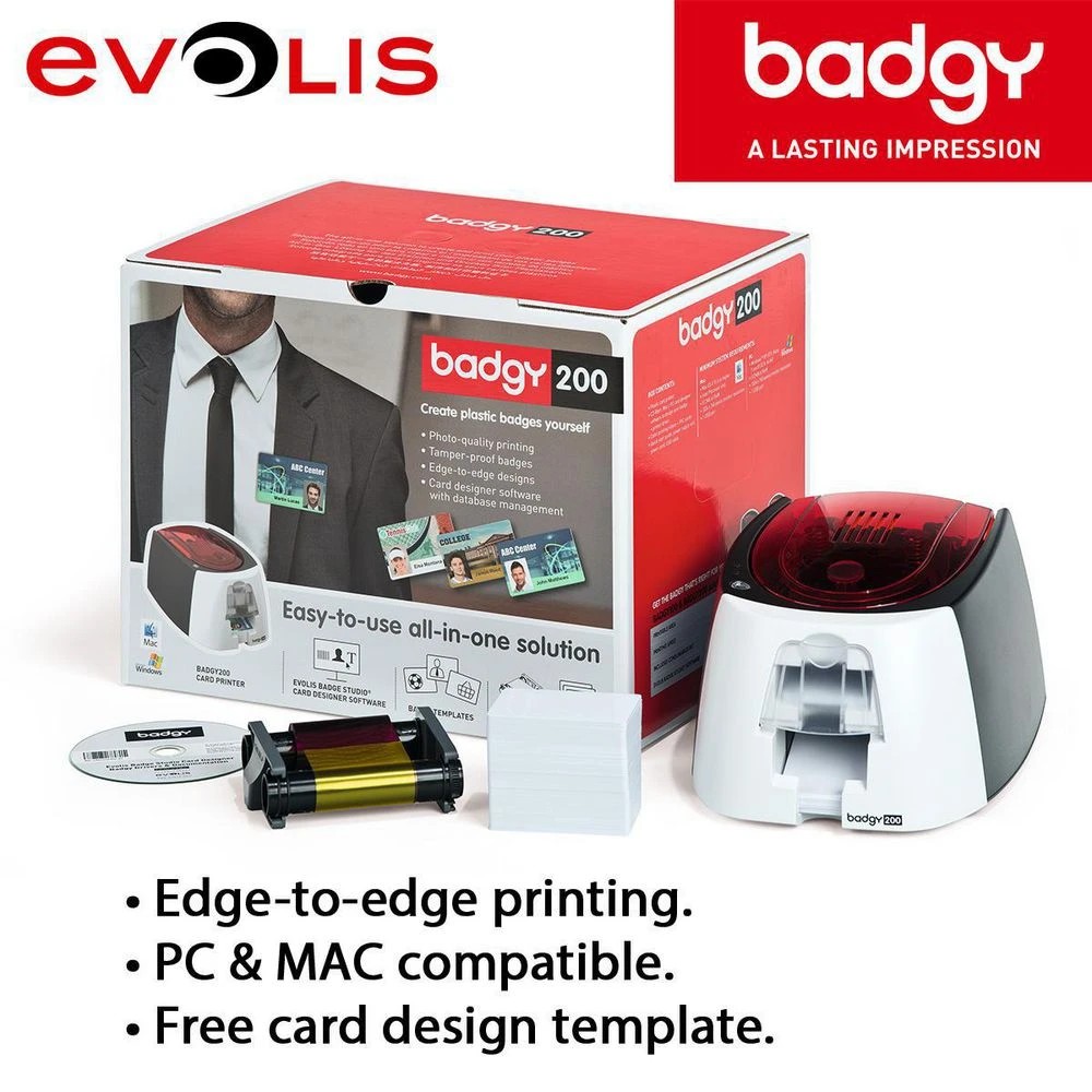 2 Badgy 200 Plastic Card Printer, 2 of 5