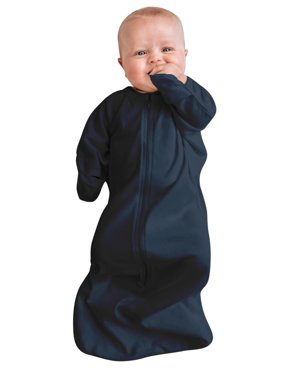 Babystudio Swaddlebag Bamboo 0.5 Tog Large Navy
 - Blue