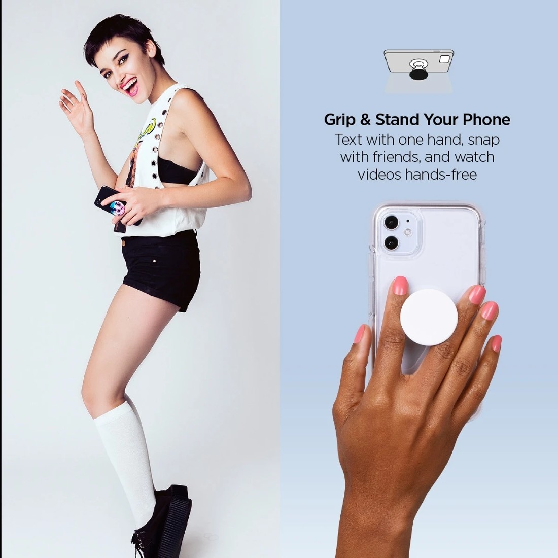 6 PopSockets PopGrip Swappable Phone Holder and Stand - Rose Gold, Lutz Marble, 6 of 8