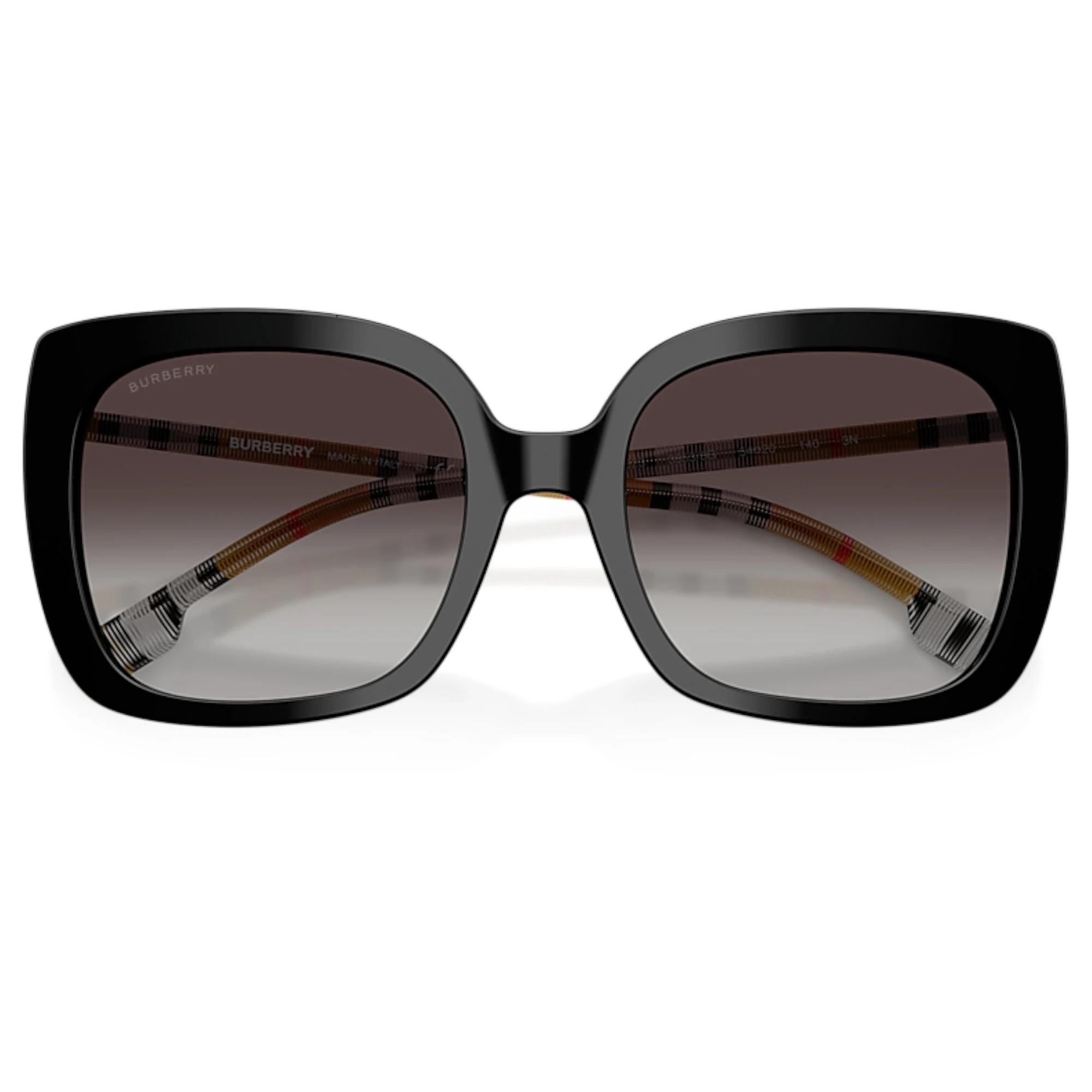 3 Burberry Women BE4323 38538G Square Grey Gradient Sunglasses BLACK, 3 of 5