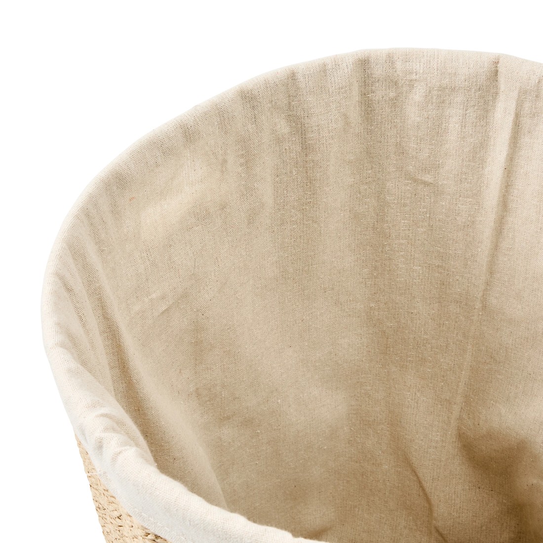 8 Round Paper Rope Hamper with Lid - Beige, 8 of 9